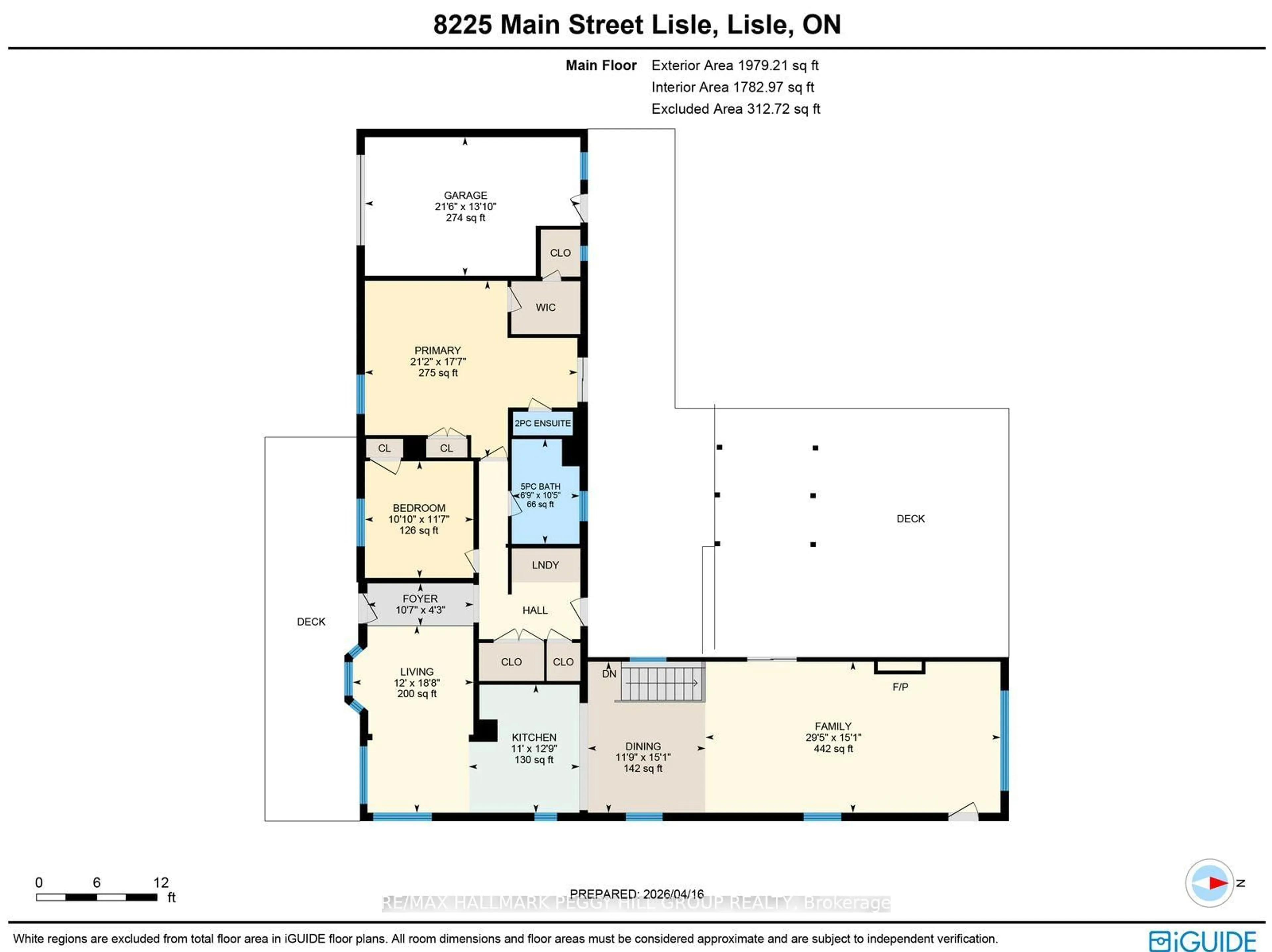 Floor plan for 8225 Main Street Lisle, Adjala-Tosorontio Ontario L0M 1M0