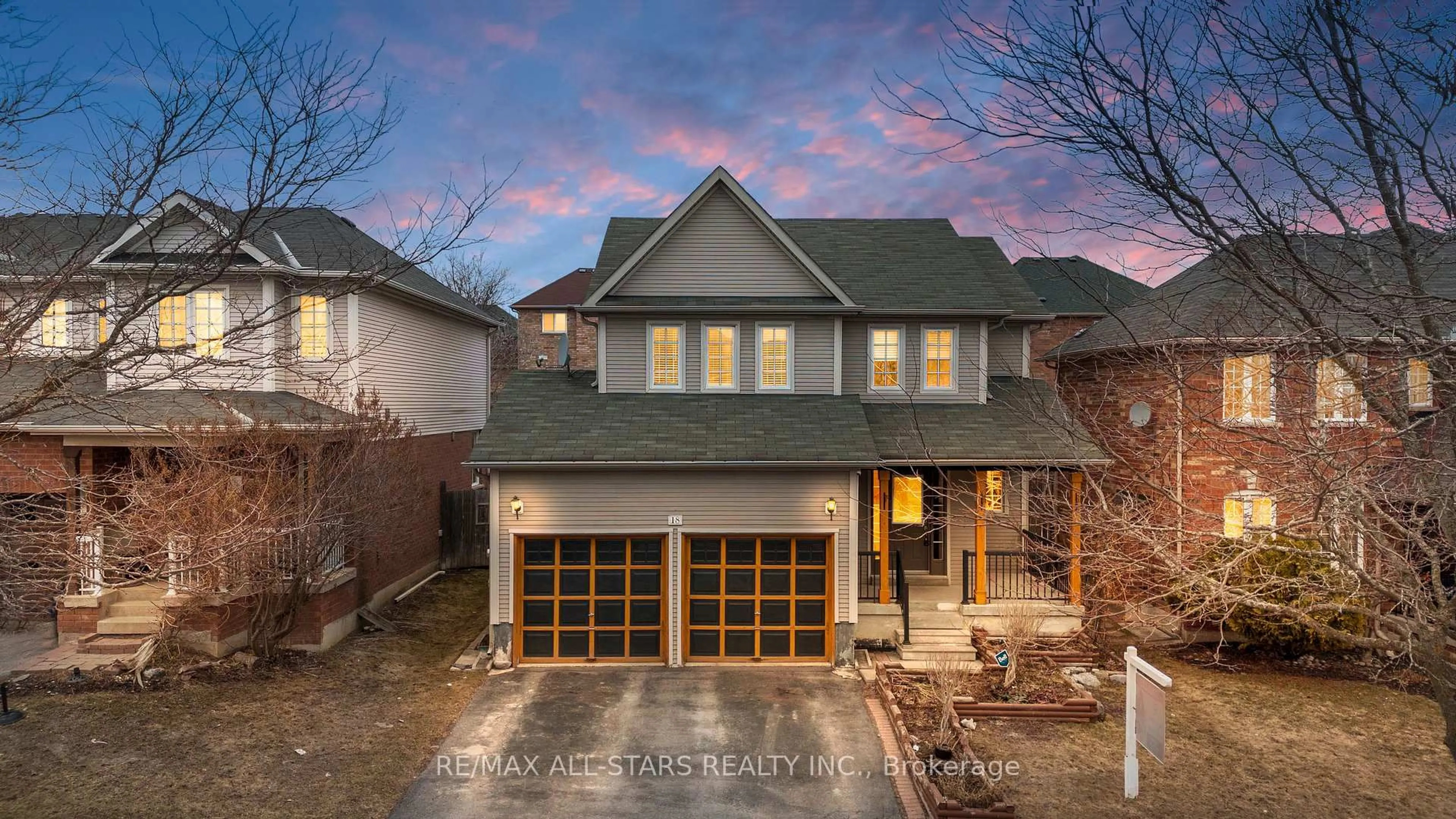 Home with brick exterior material, street for 18 Reddenhurst Cres, Georgina Ontario L4P 4G1