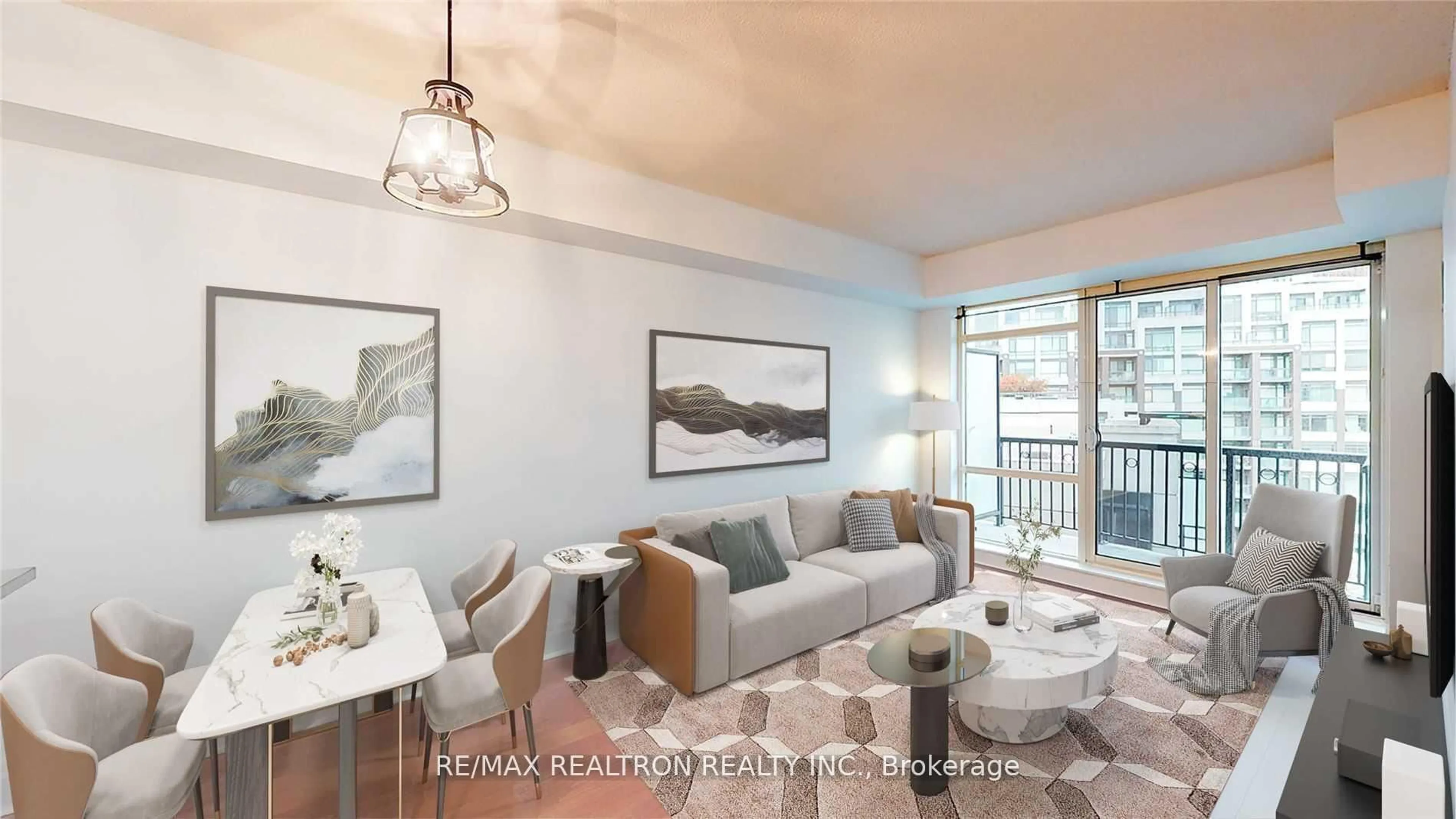 Living room with furniture, unknown for 111 Upper Duke Cres #701, Markham Ontario L6G 0C8