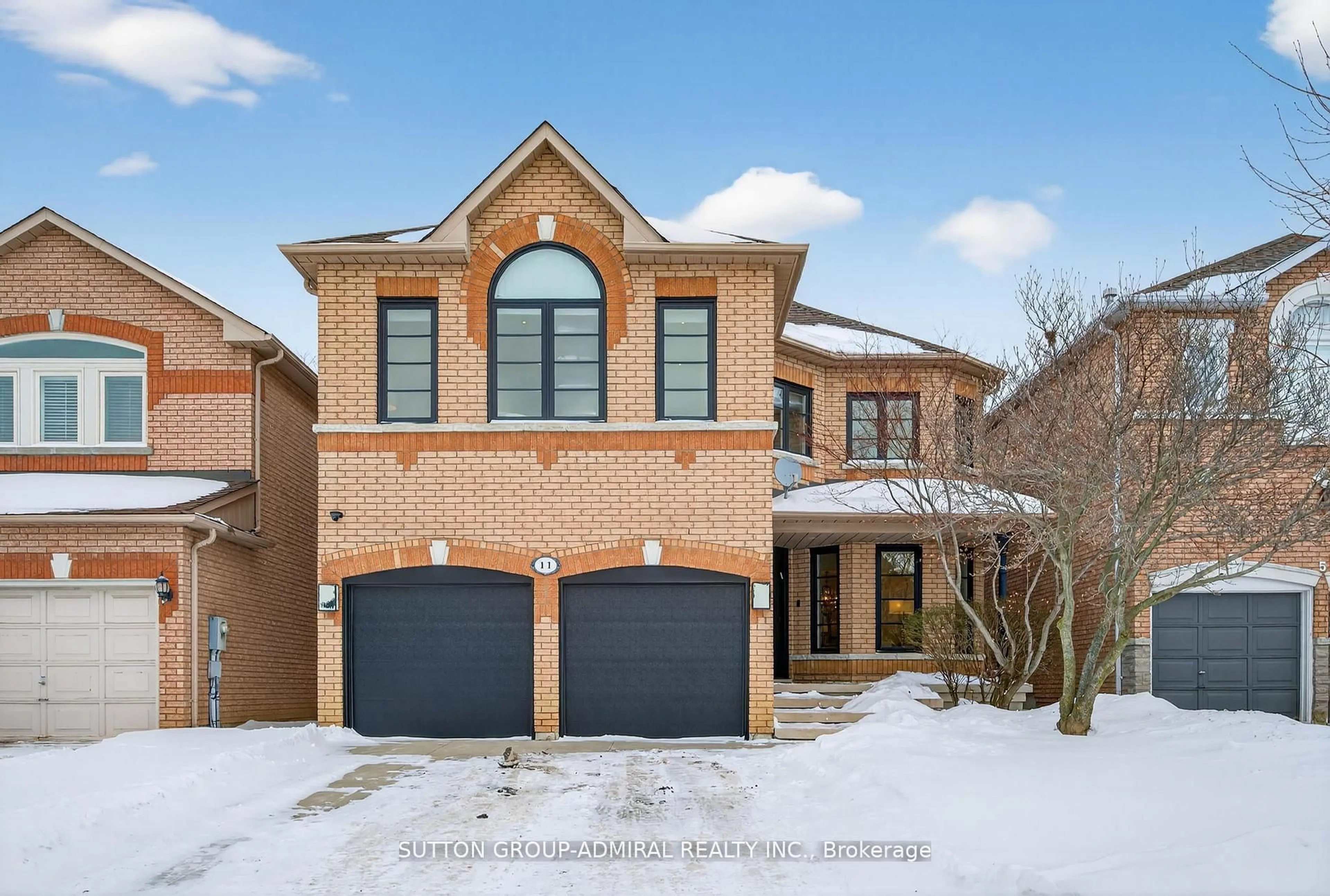 Home with brick exterior material, street for 11 Malka Gate, Vaughan Ontario L4J 8H4