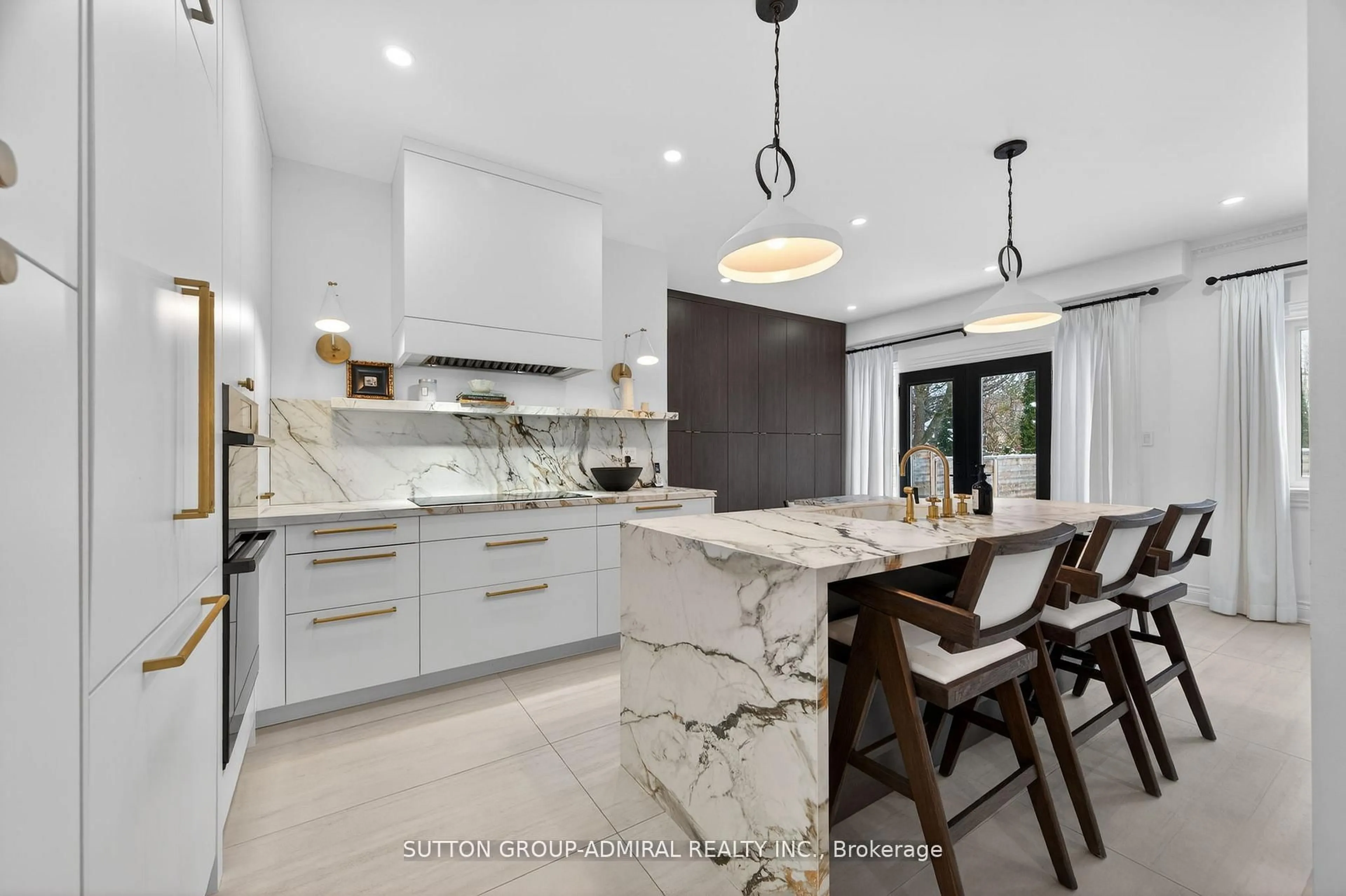 Contemporary kitchen, ceramic/tile floor for 11 Malka Gate, Vaughan Ontario L4J 8H4