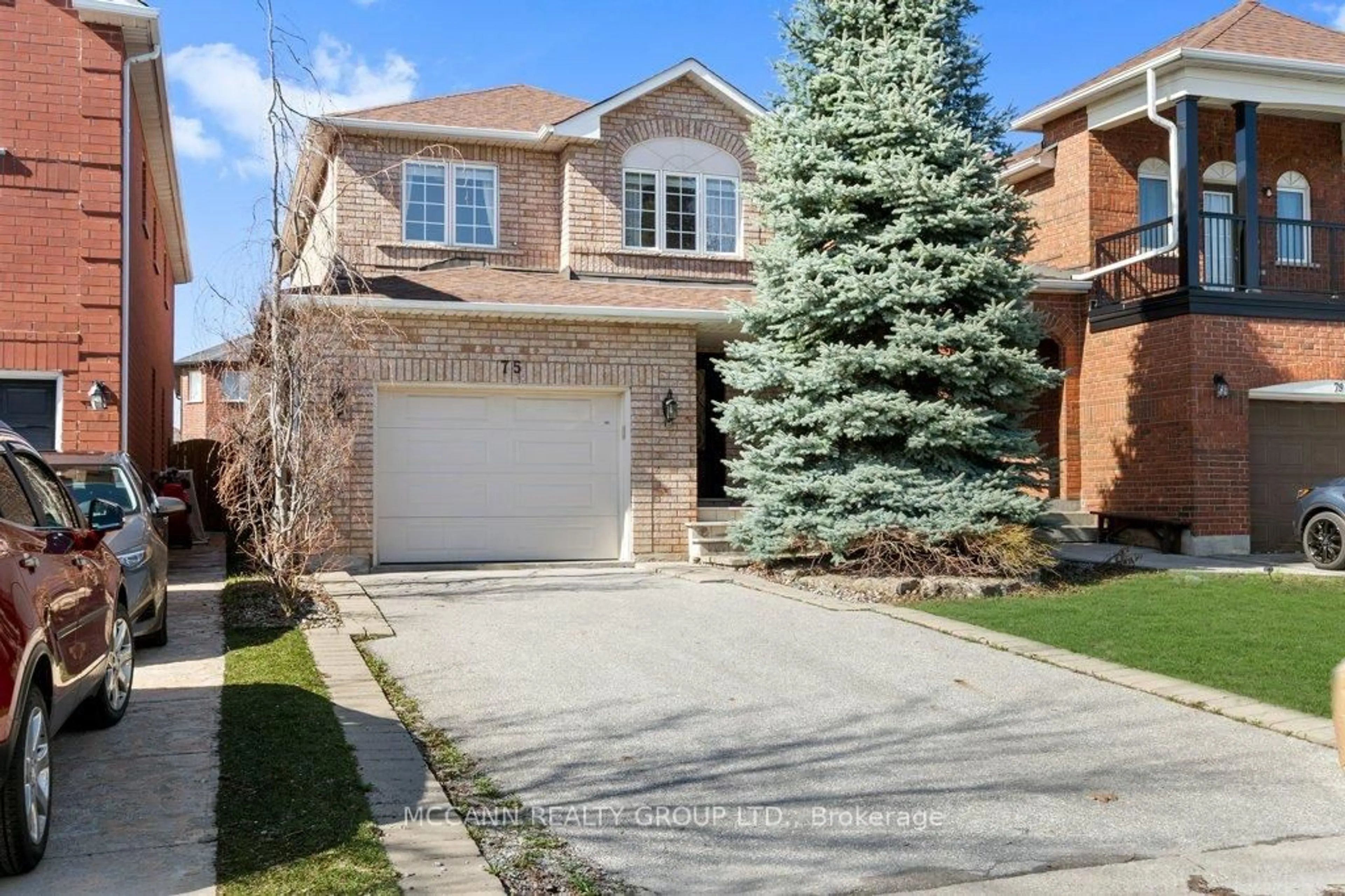 Home with brick exterior material, street for 75 Shetland Cres, Vaughan Ontario L6A 3B8