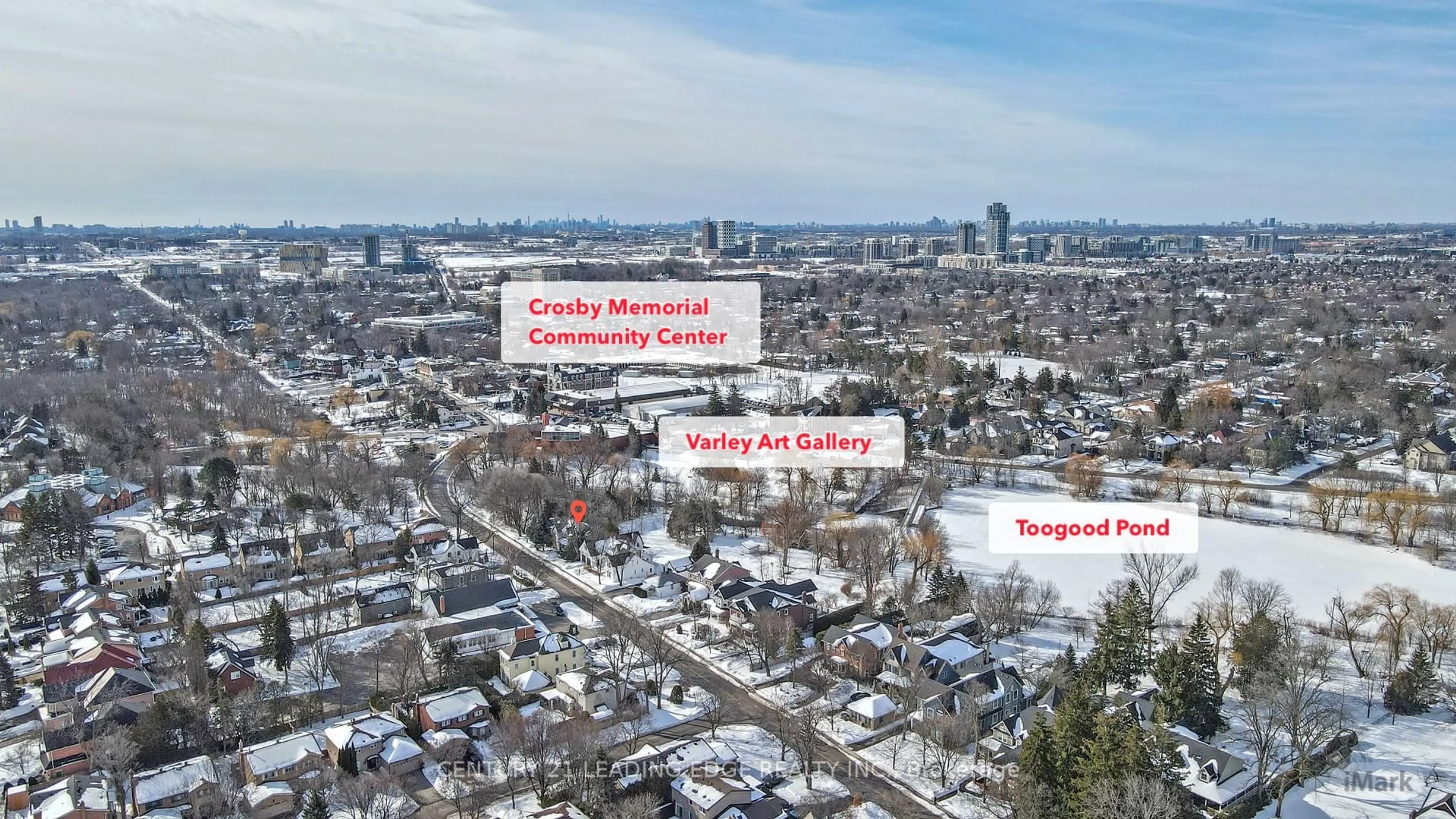 A pic from outside/outdoor area/front of a property/back of a property/a pic from drone, city buildings view from balcony for 234 Main Street Unionville St, Markham Ontario L3R 2H2