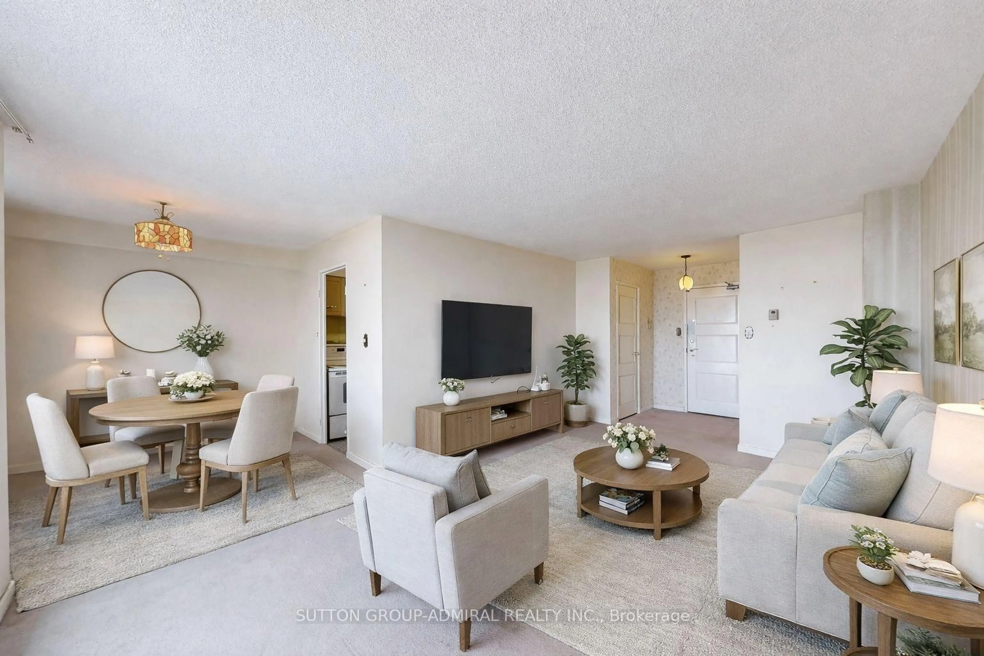 Living room with furniture, unknown for 80 Inverlochy Blvd #1011, Markham Ontario L3T 4P3