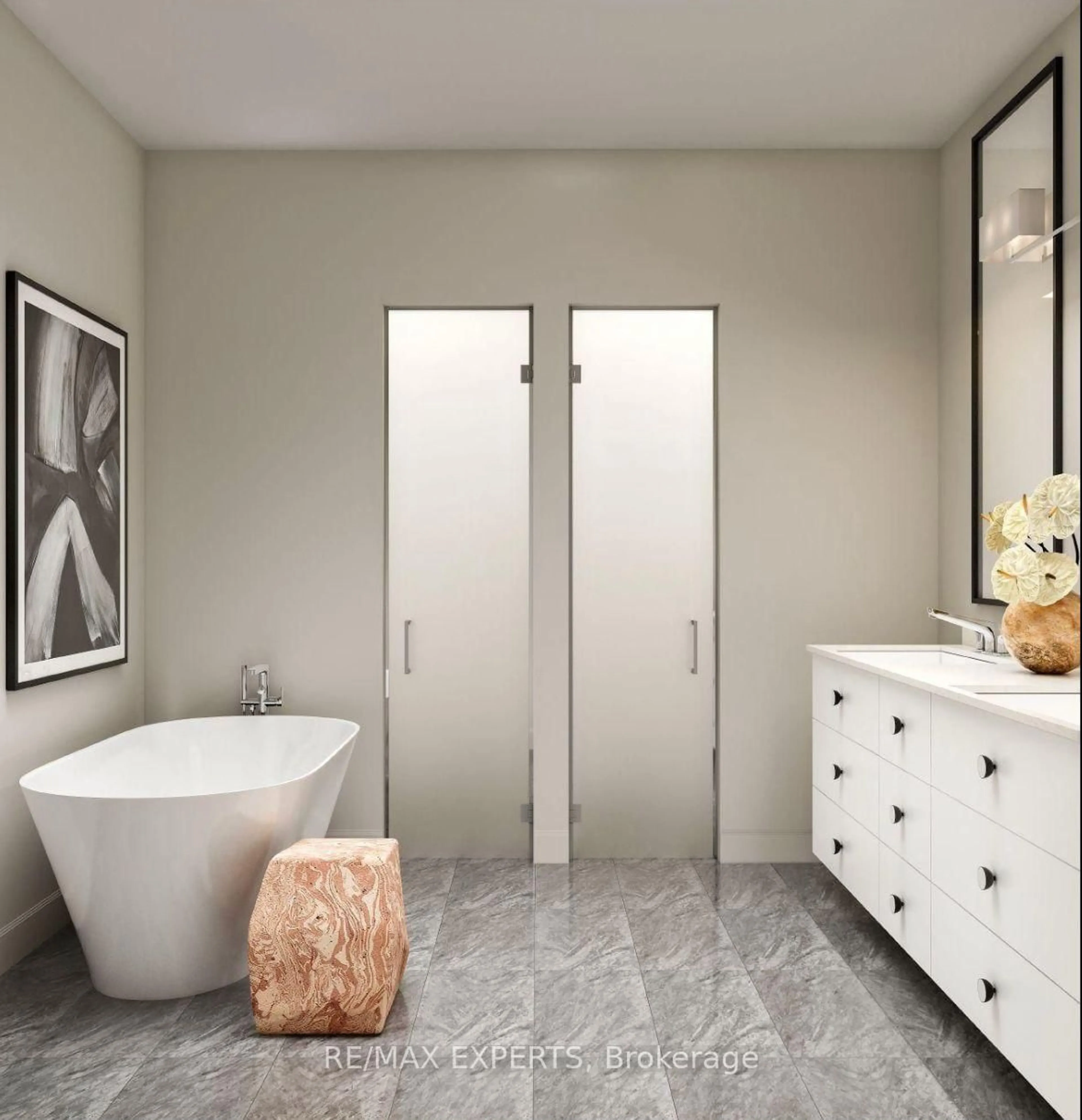Contemporary bathroom, ceramic/tile floor for 234 King Rd #19, Richmond Hill Ontario L4E 2W1
