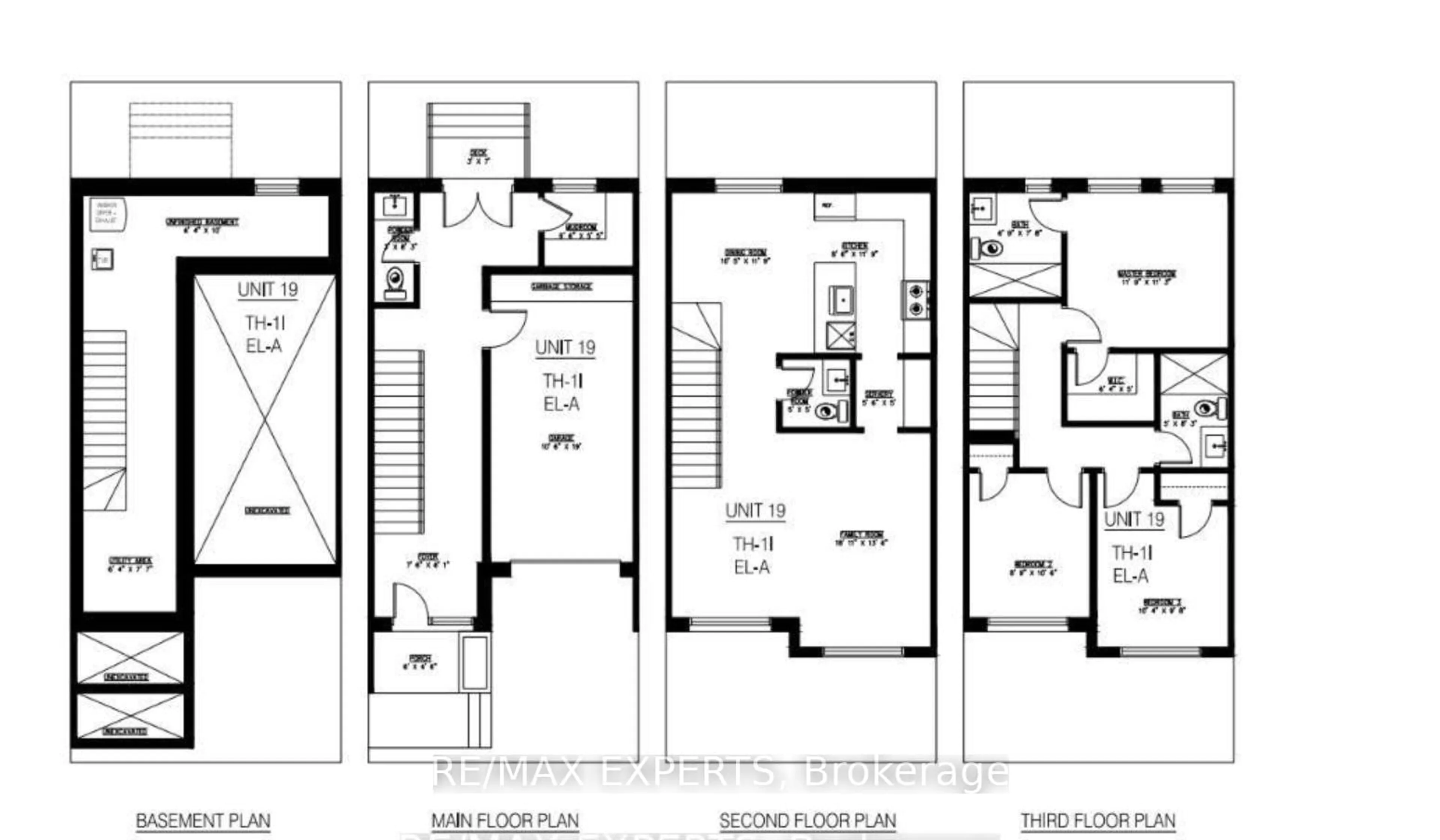 Floor plan for 234 King Rd #19, Richmond Hill Ontario L4E 2W1