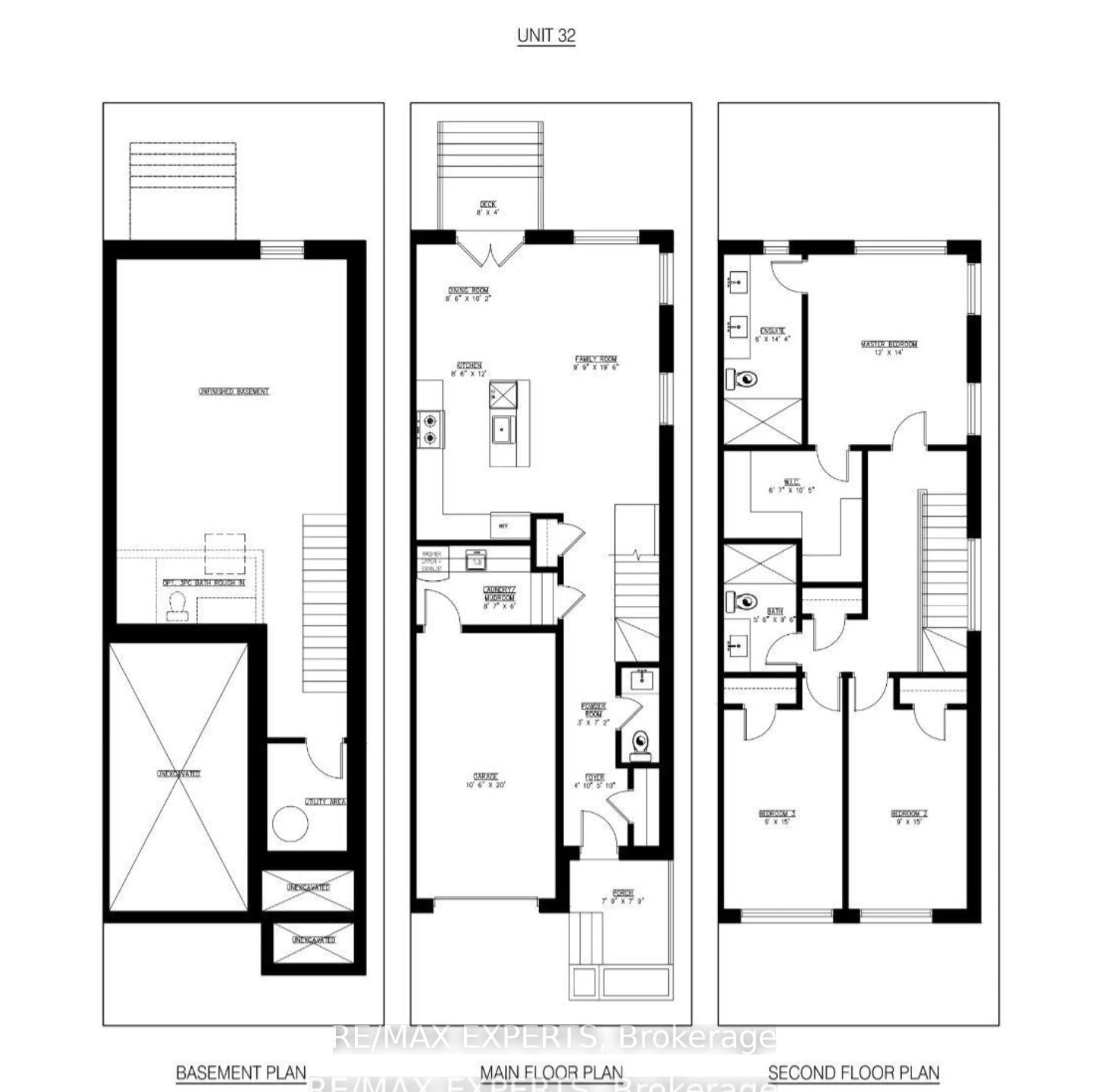 Floor plan for 234 King Rd #32, Richmond Hill Ontario L4E 2W1