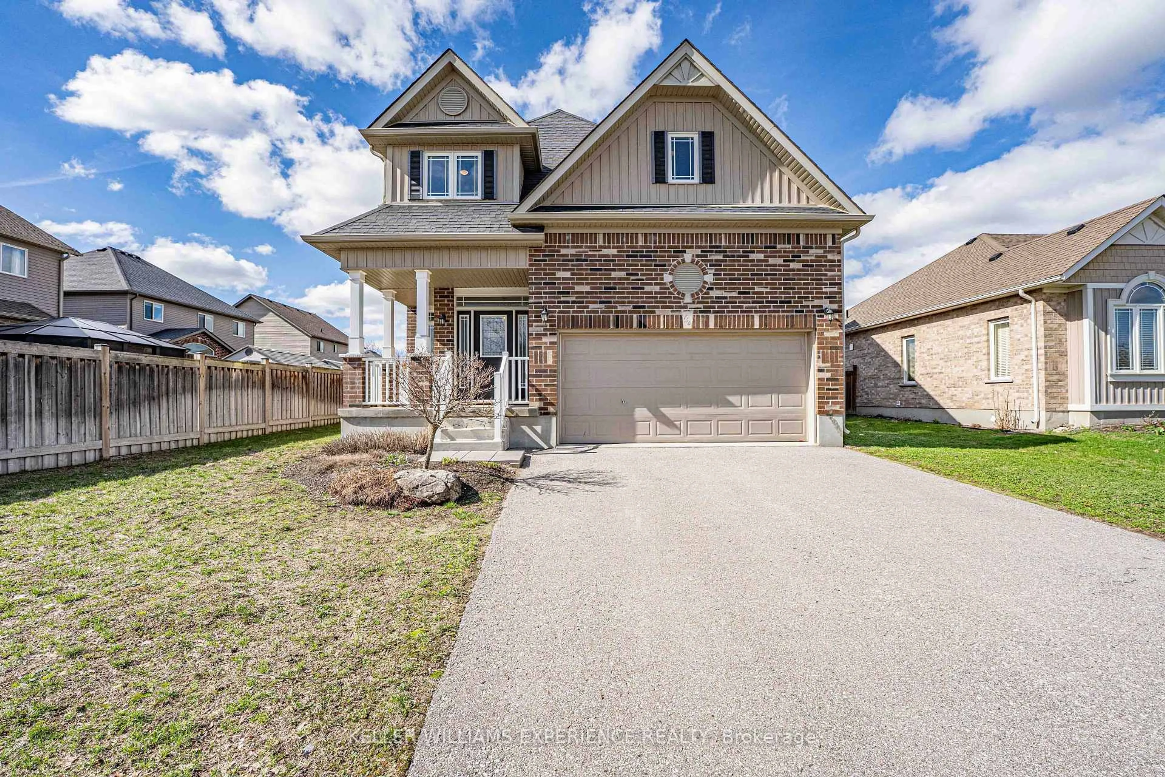 Home with brick exterior material, street for 154 Arnold Cres, Essa Ontario L3W 0R1