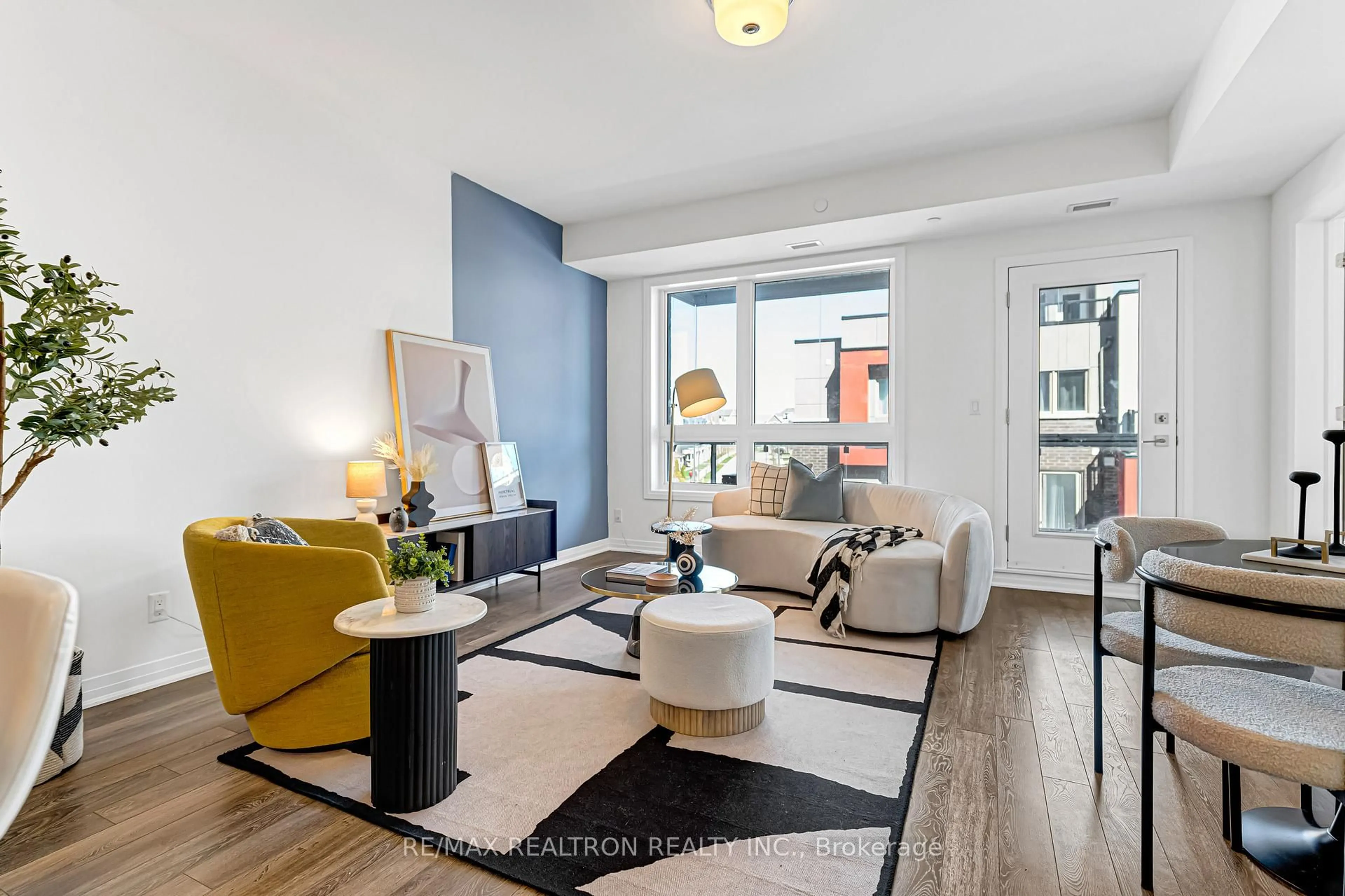 Living room with furniture, unknown for 58 Adam Seller St #304, Markham Ontario L6B 1P5