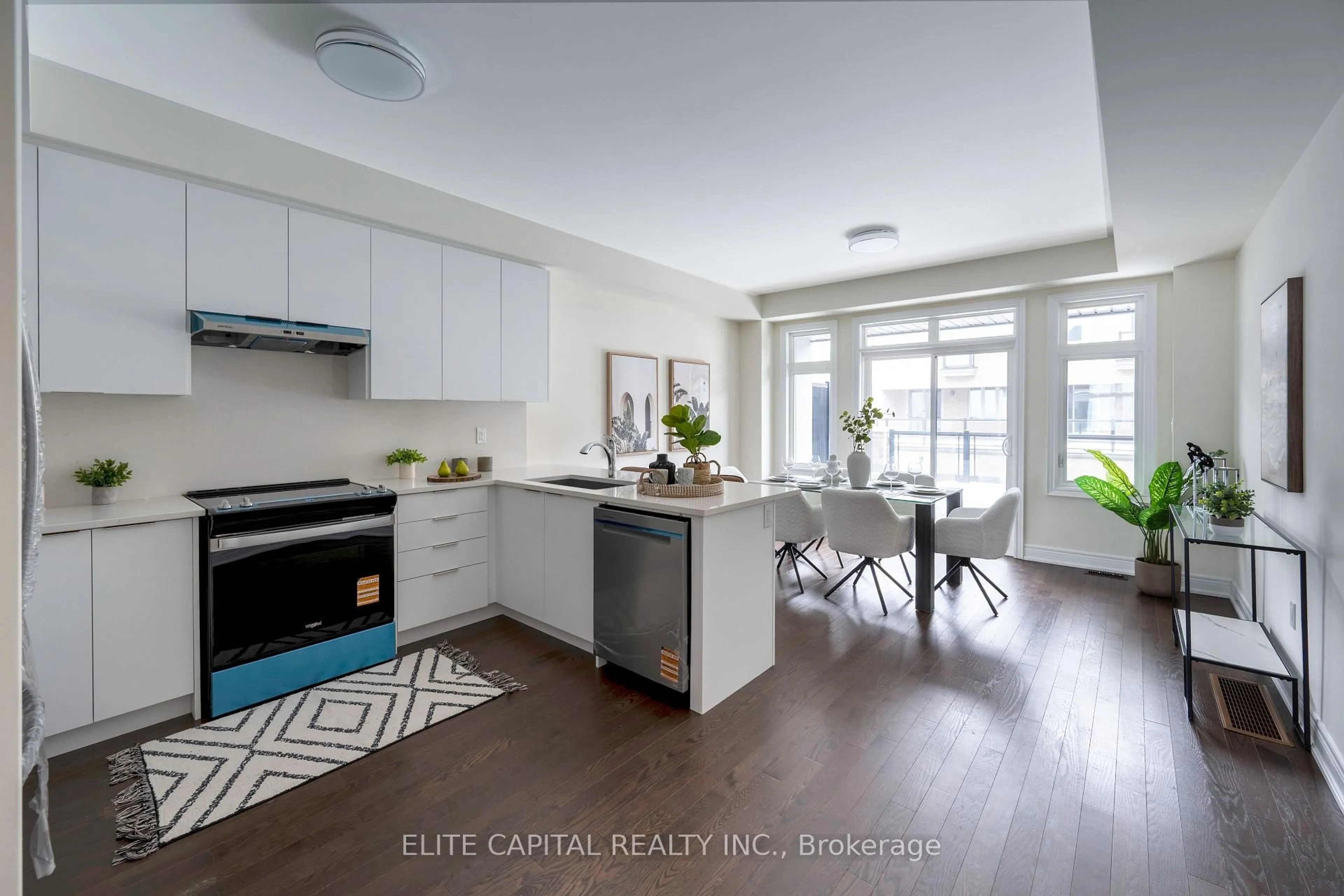 Open concept kitchen, unknown for 147 Berczy Green Dr, Markham Ontario L6C 3P5