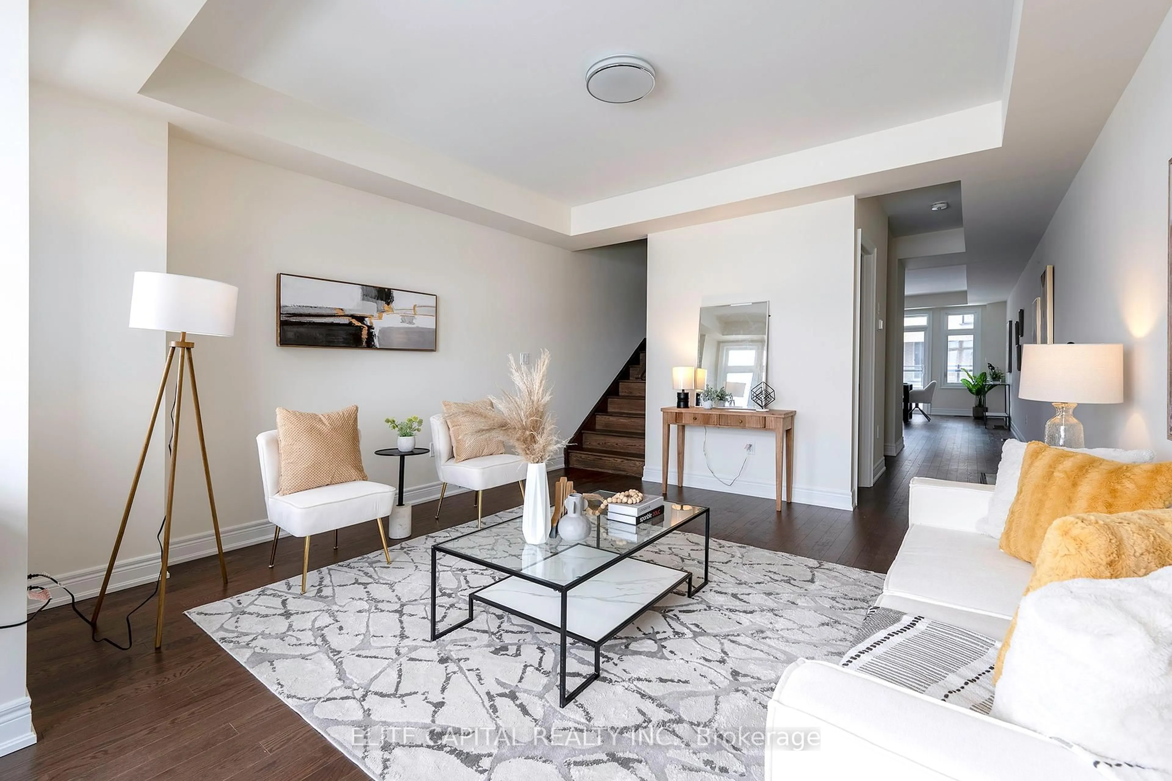 Living room with furniture, unknown for 147 Berczy Green Dr, Markham Ontario L6C 3P5