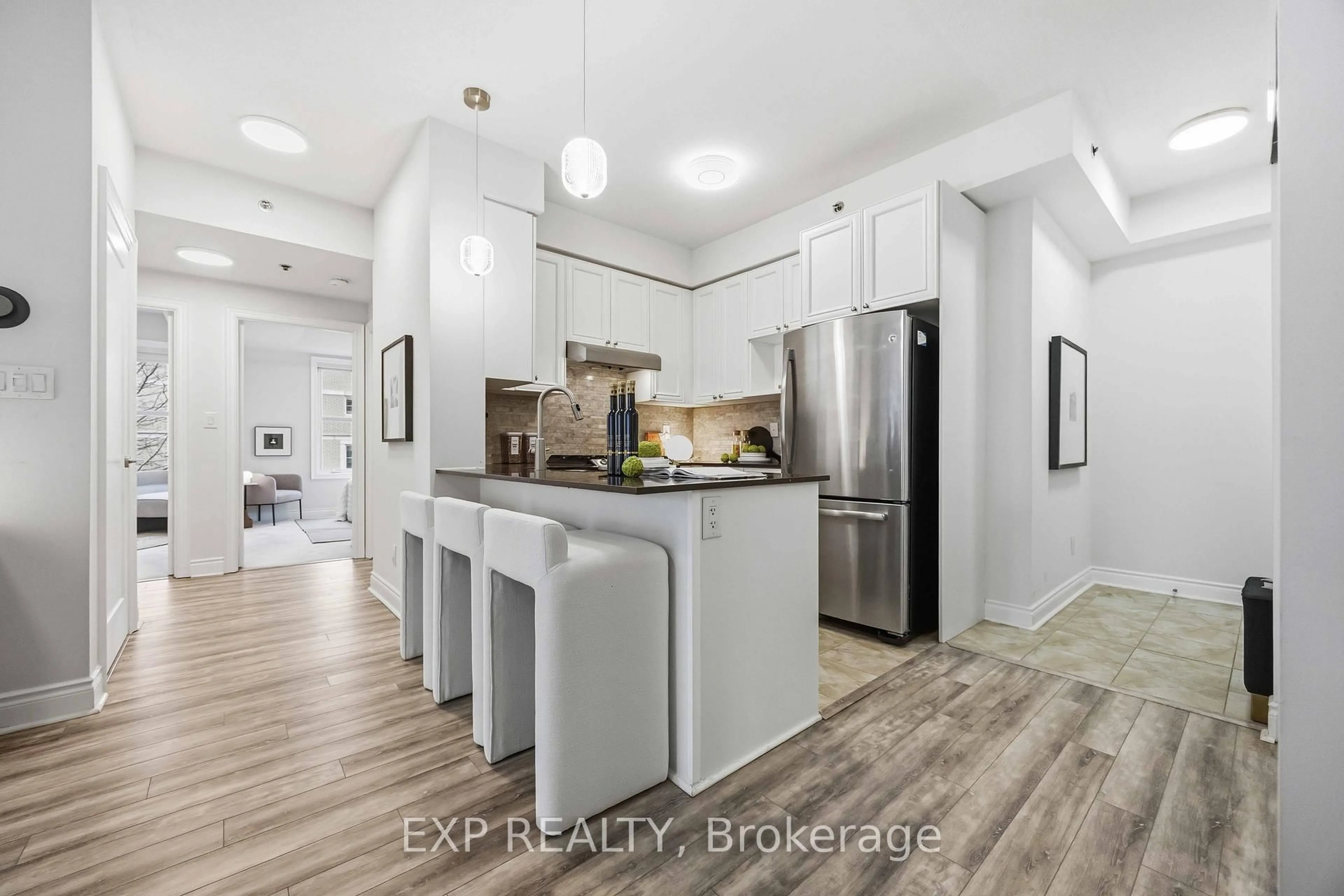 Open concept kitchen, unknown for 28 Prince Regent St #211, Markham Ontario L6C 0V5