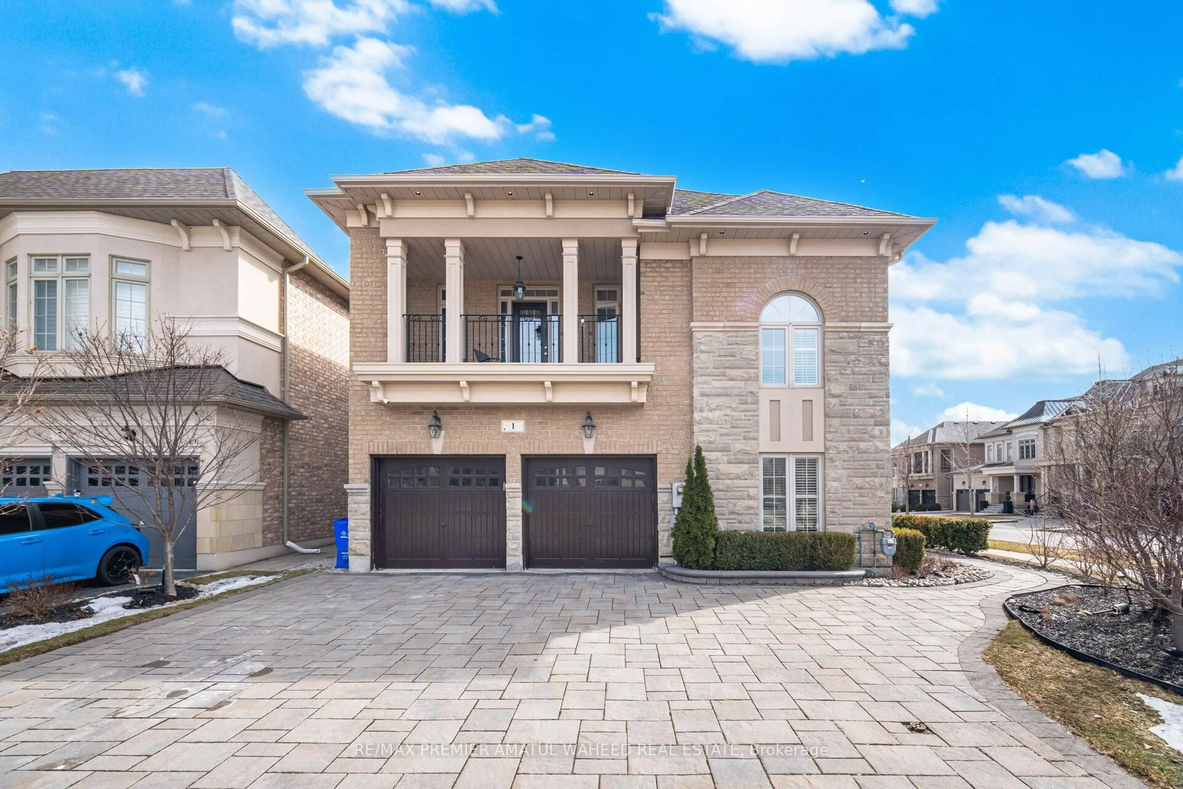Home with brick exterior material, street for 1 Ostrovsky Rd, Vaughan Ontario L4H 0W4