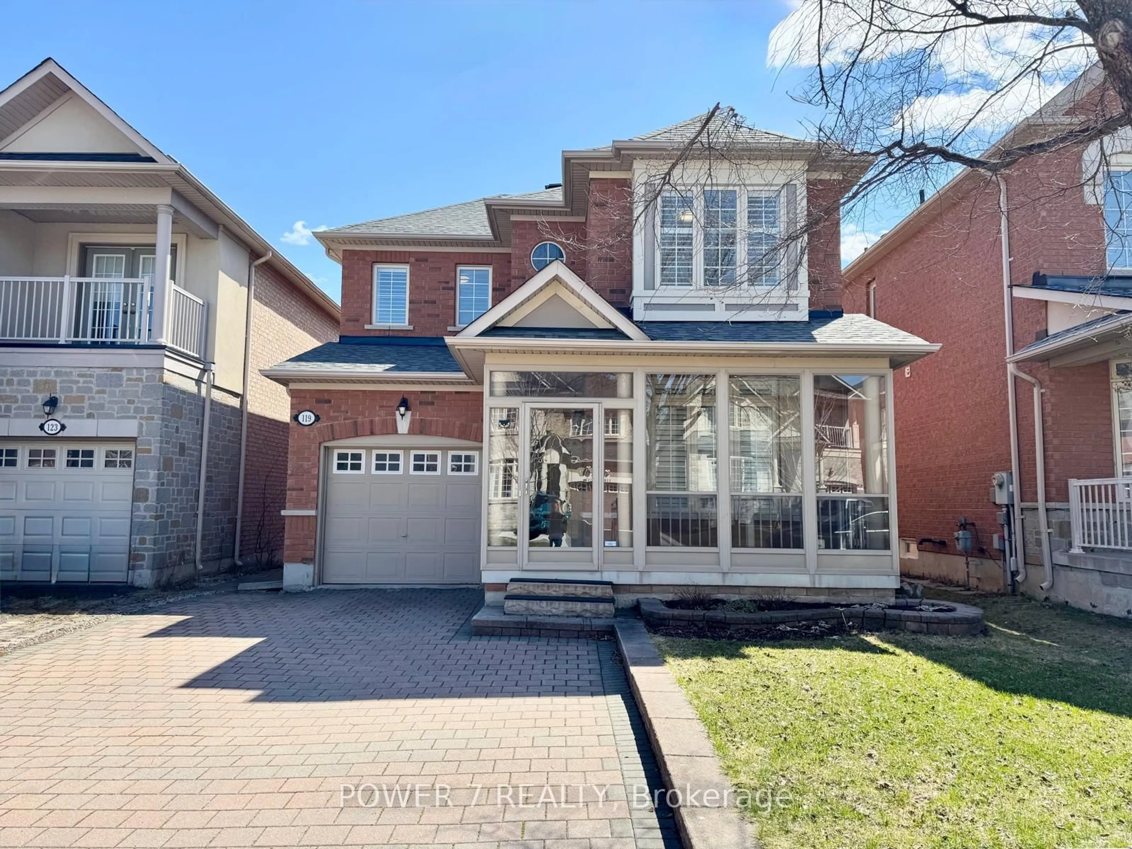 Home with brick exterior material, street for 119 Gauguin Ave, Vaughan Ontario L4J 9J4
