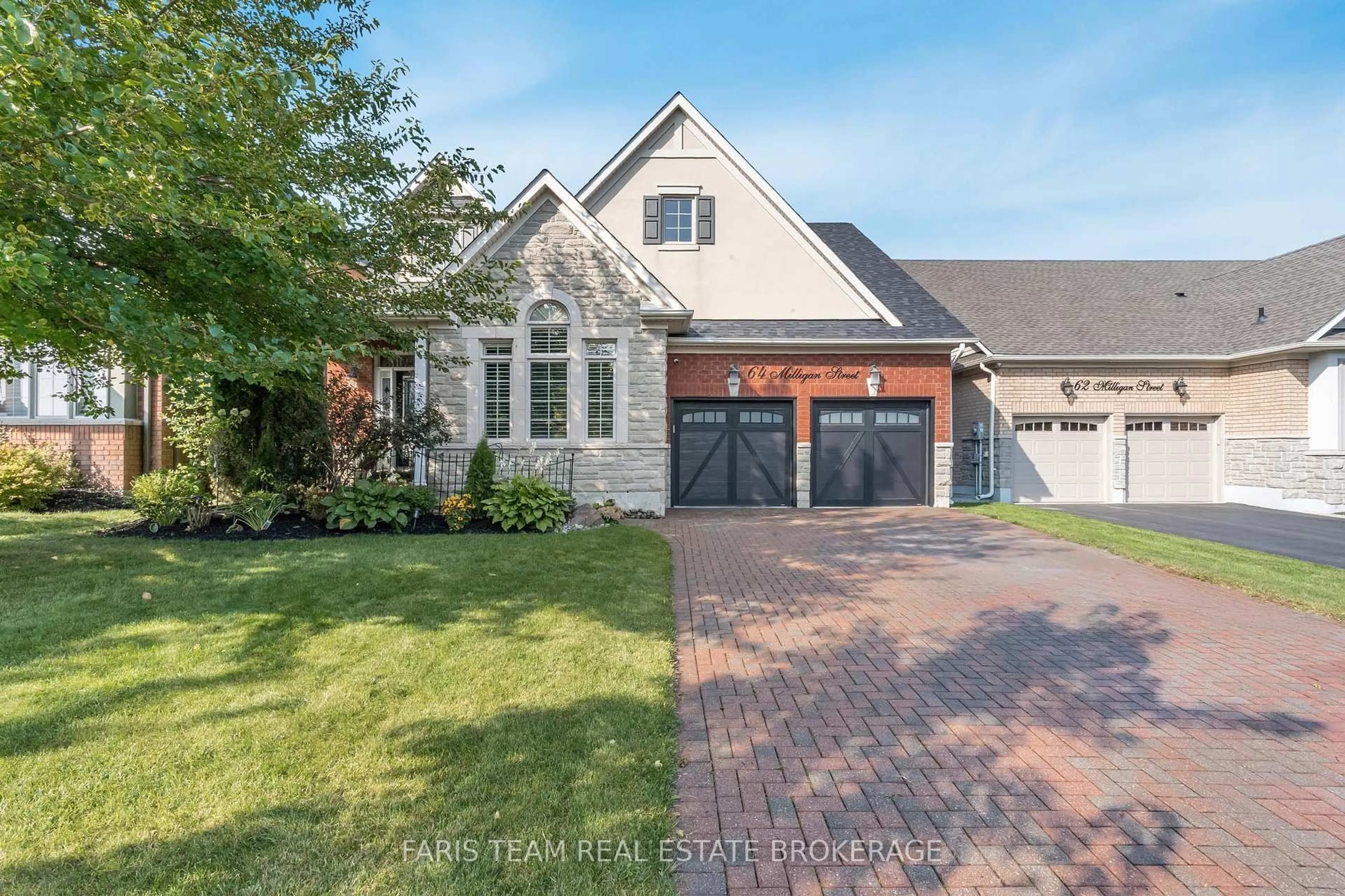 Home with brick exterior material, street for 64 Milligan St, Bradford West Gwillimbury Ontario L3Z 0A5