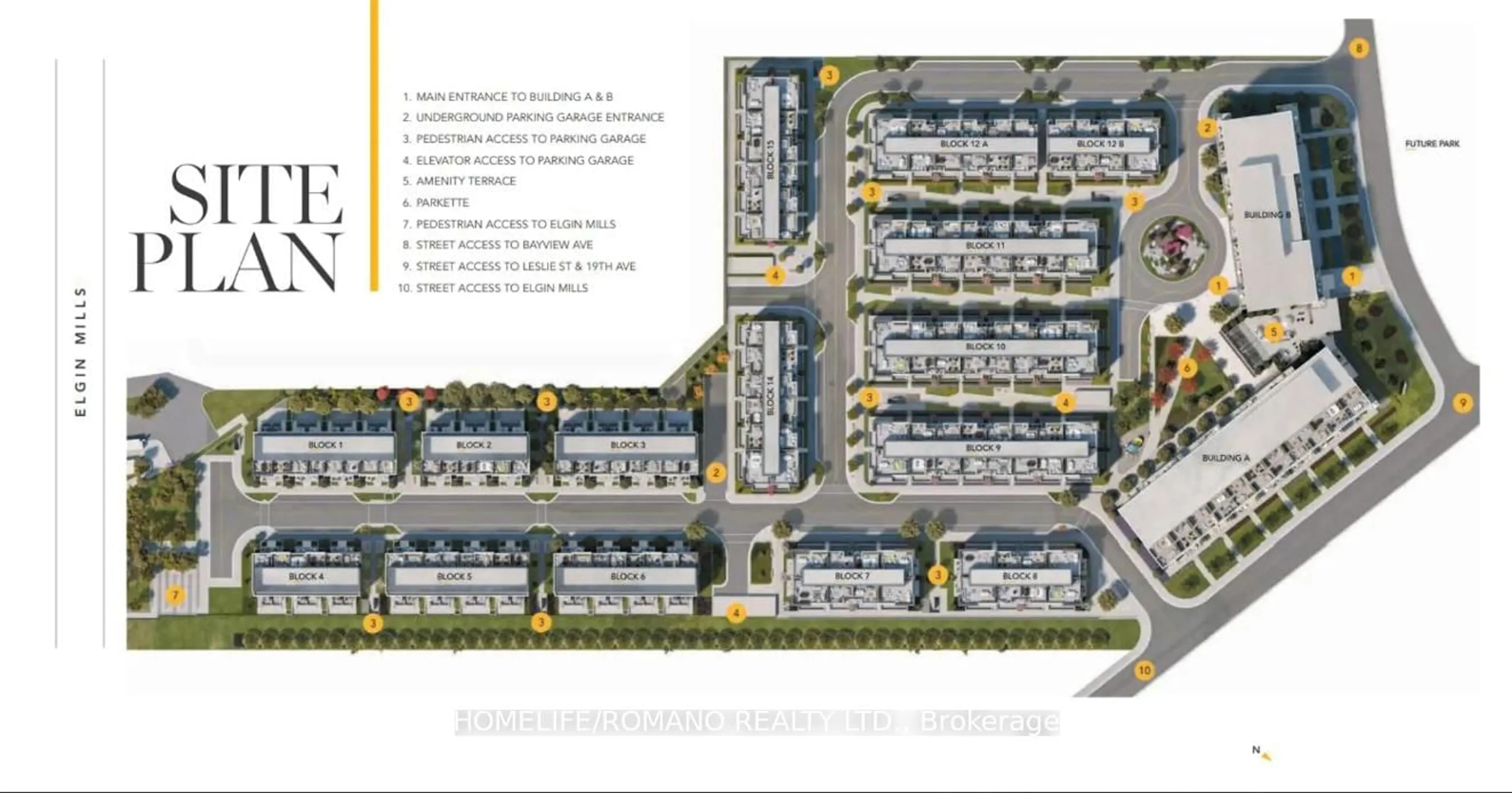 Floor plan for 6 David Eyer Rd #806, Richmond Hill Ontario L4S 1M4