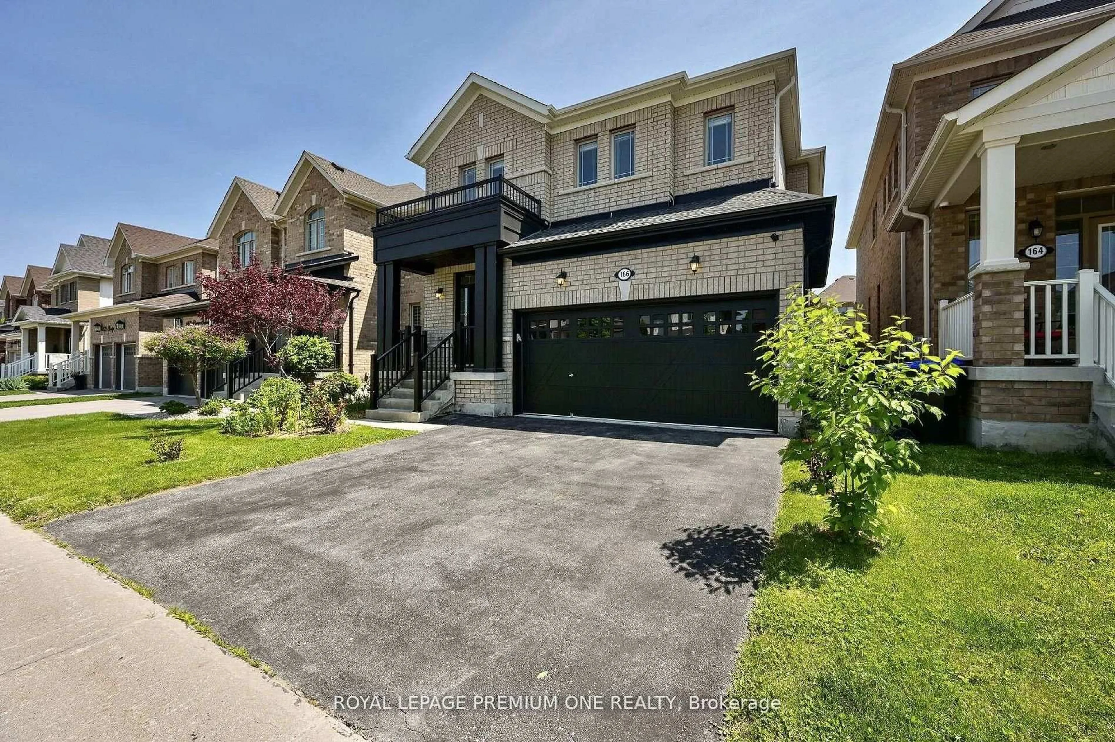 Home with brick exterior material, street for 166 Sharpe Cres, New Tecumseth Ontario L0G 1W0