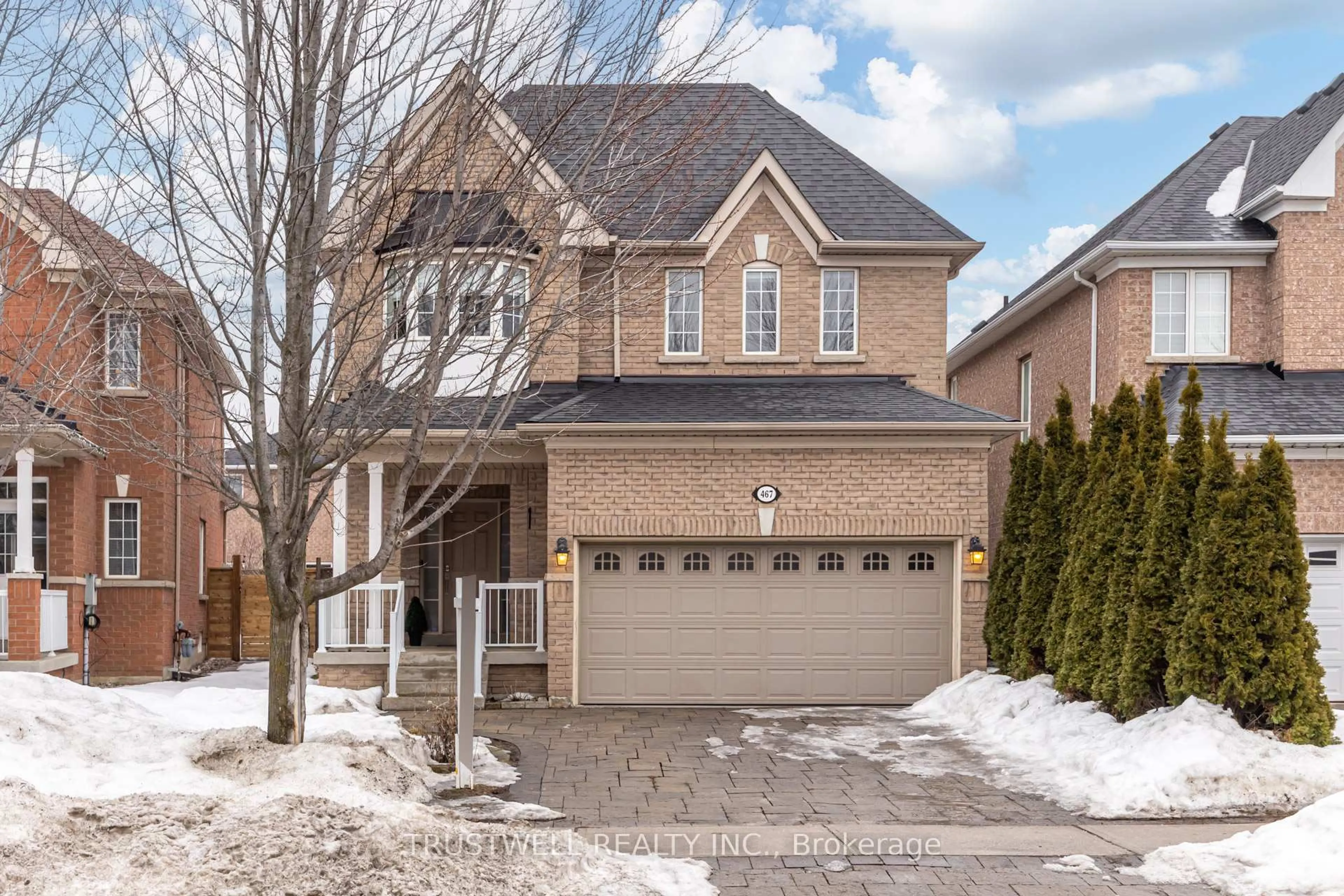 Home with brick exterior material, street for 467 Pleasant Ridge Ave, Vaughan Ontario L4J 8X2