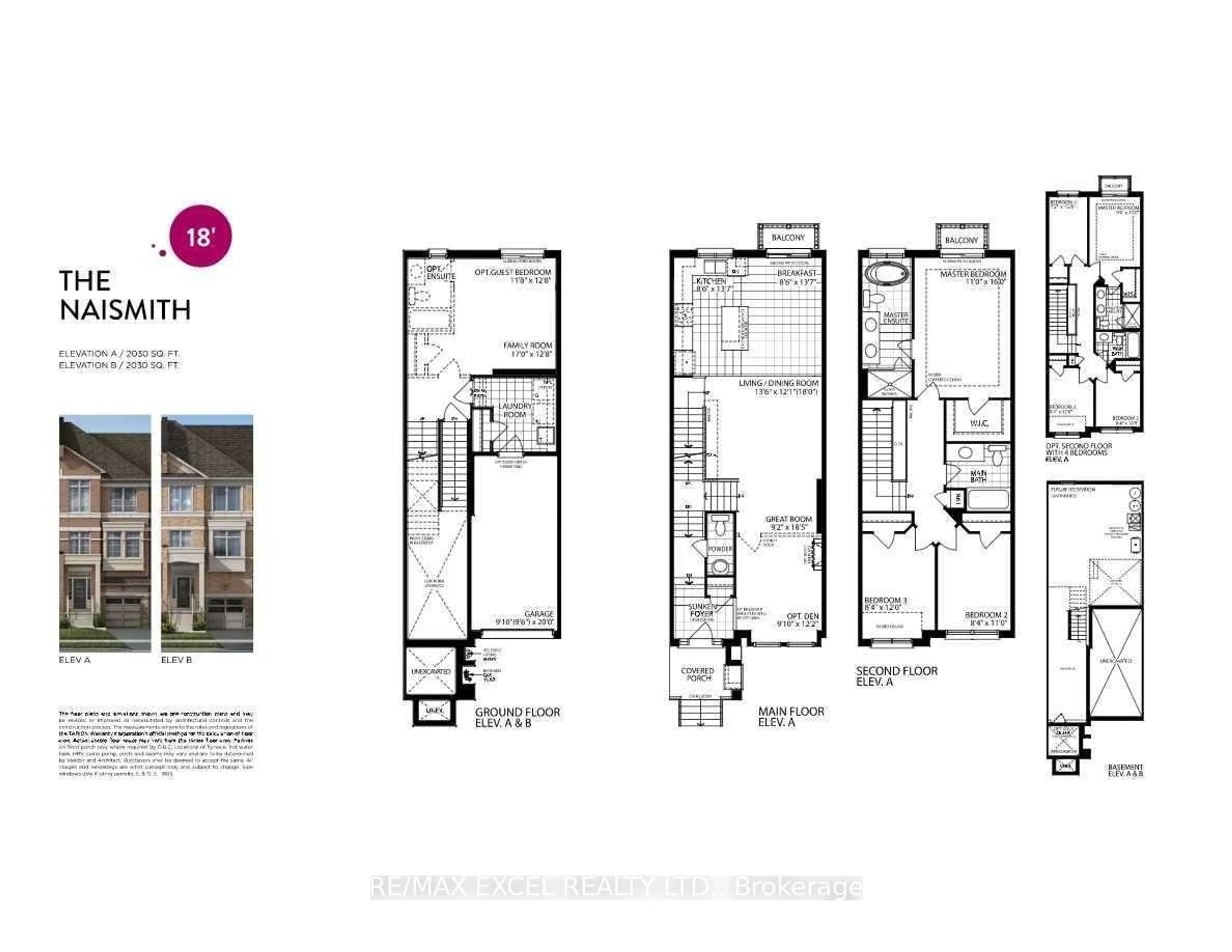 Floor plan for 40 Sissons Way, Markham Ontario L6B 0S1