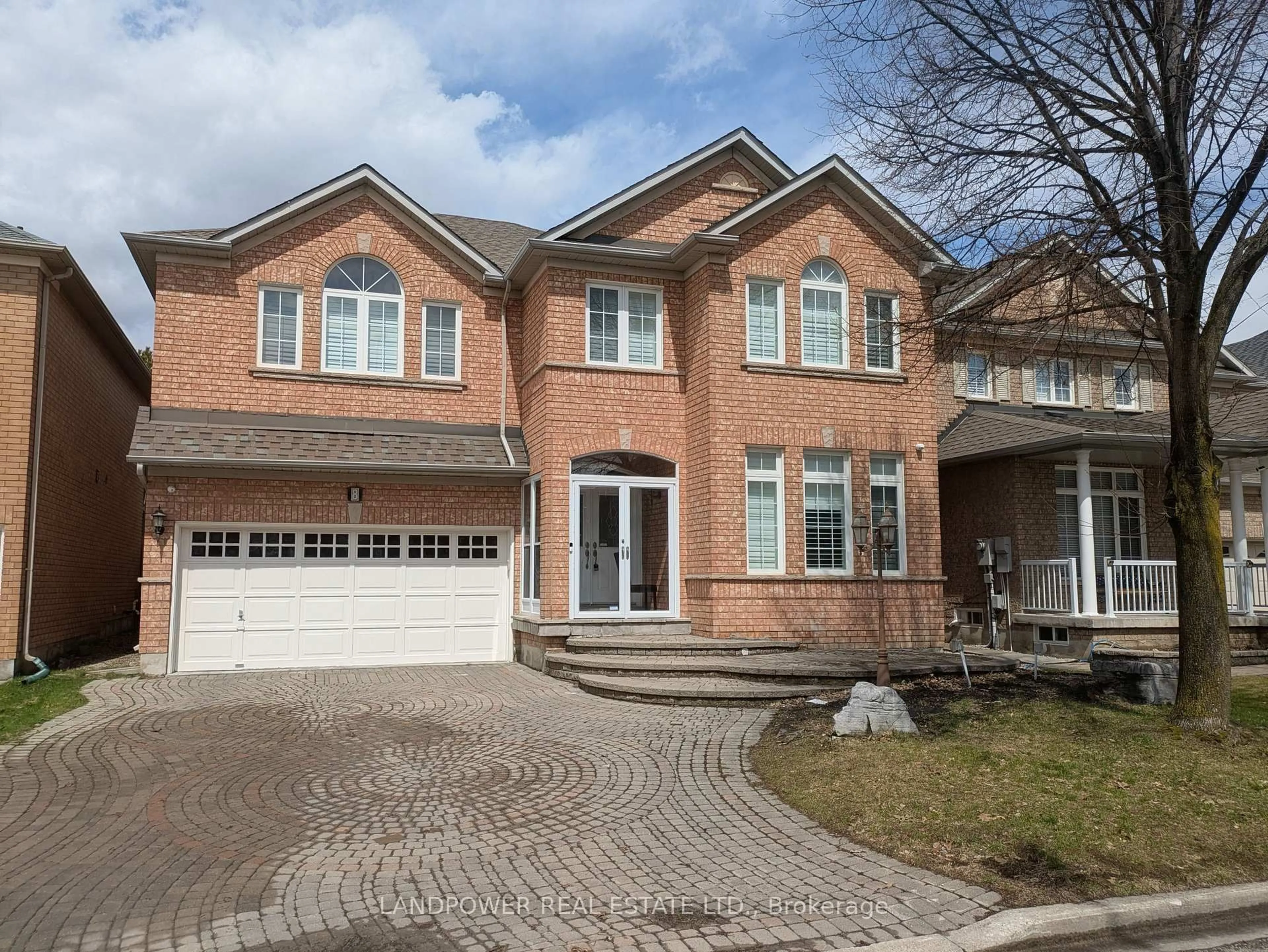Home with brick exterior material, street for 8 Stoneheath Cres, Markham Ontario L6C 2K8