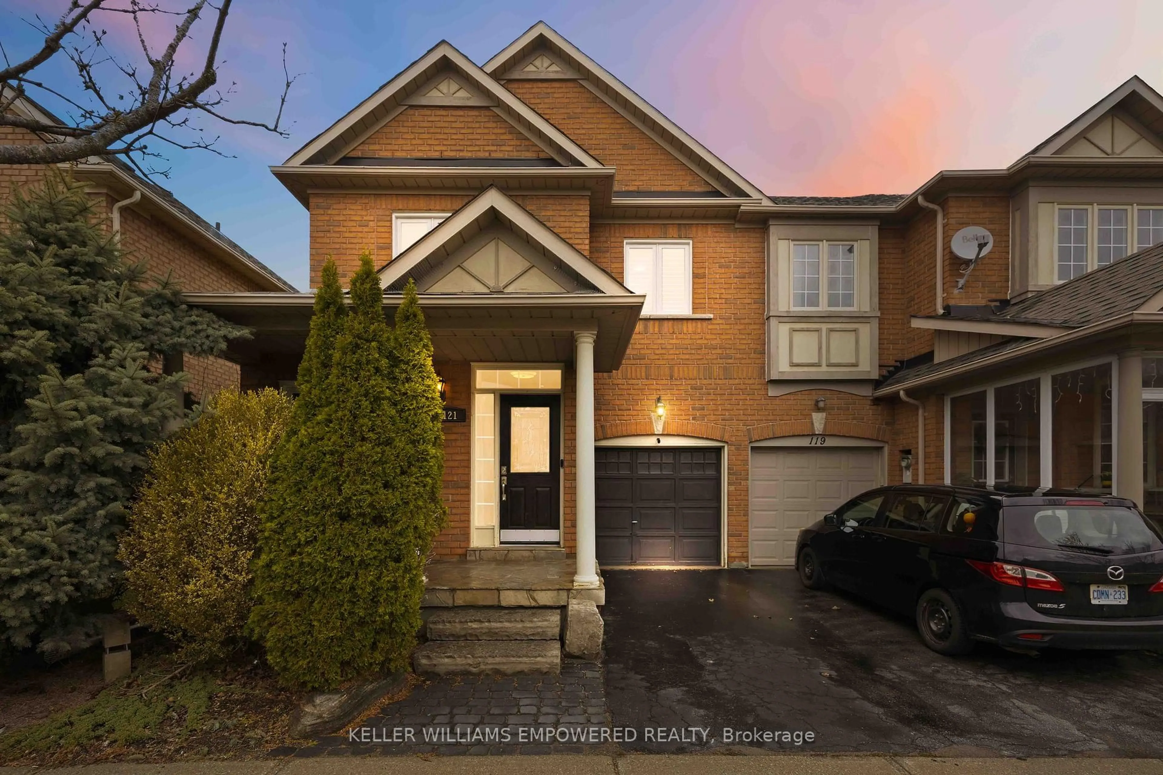 Home with brick exterior material, street for 121 Hopecrest Rd, Markham Ontario L6C 2V7