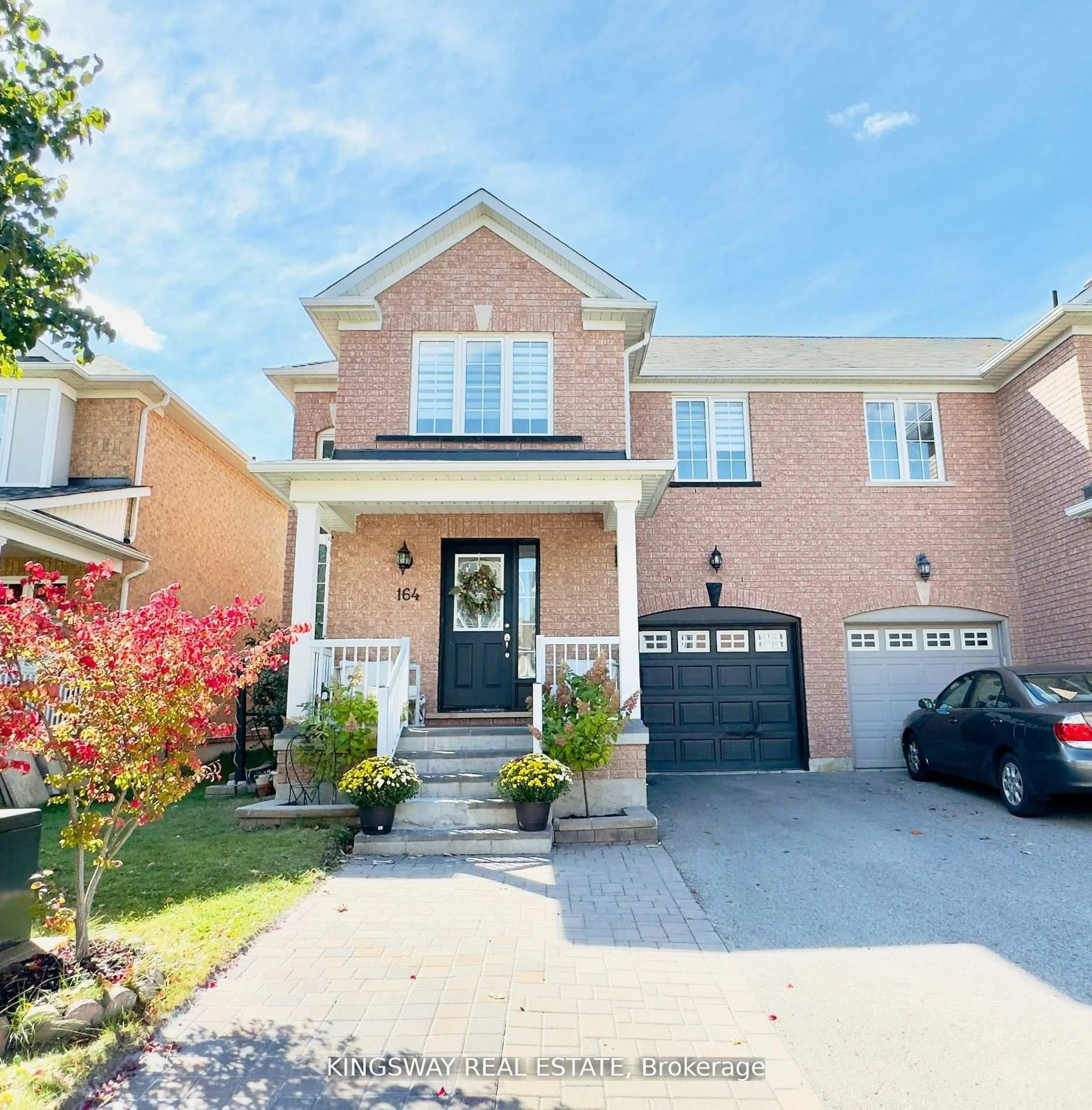 Home with brick exterior material, street for 164 Gail Parks Cres, Newmarket Ontario L3X 3C1