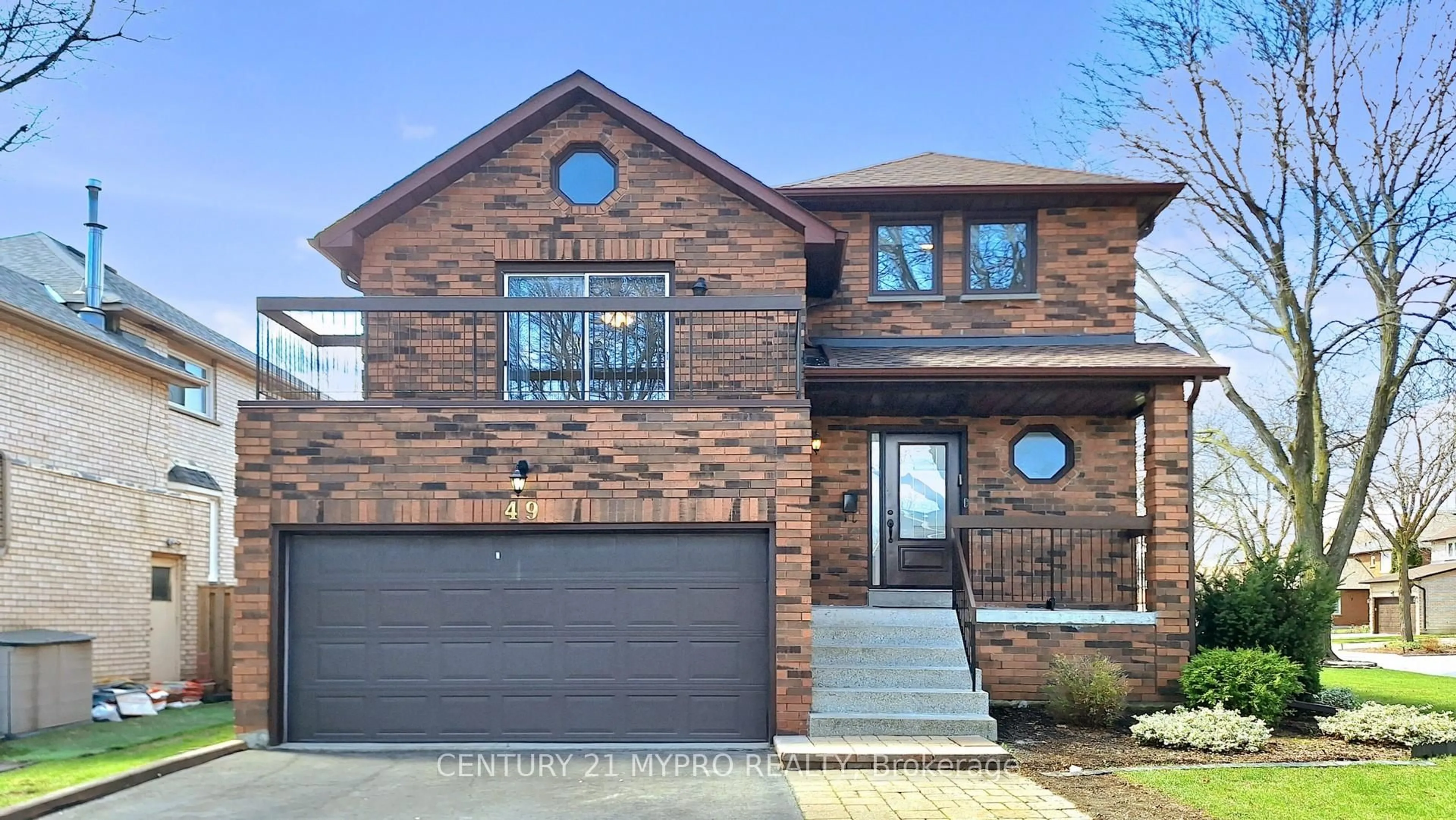 Home with brick exterior material, street for 49 Parklawn Cres, Markham Ontario L3T 6W9