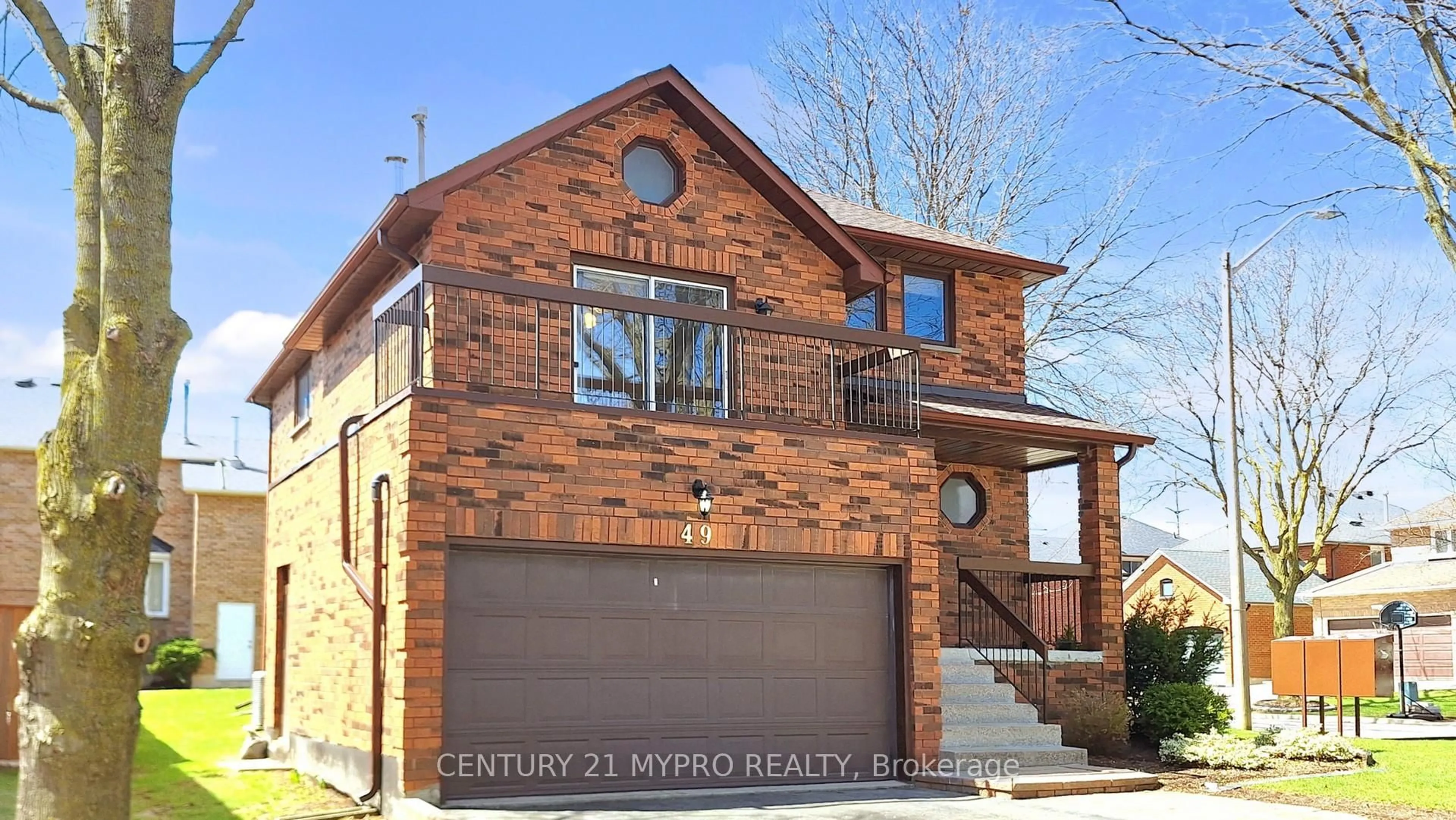Home with brick exterior material, street for 49 Parklawn Cres, Markham Ontario L3T 6W9