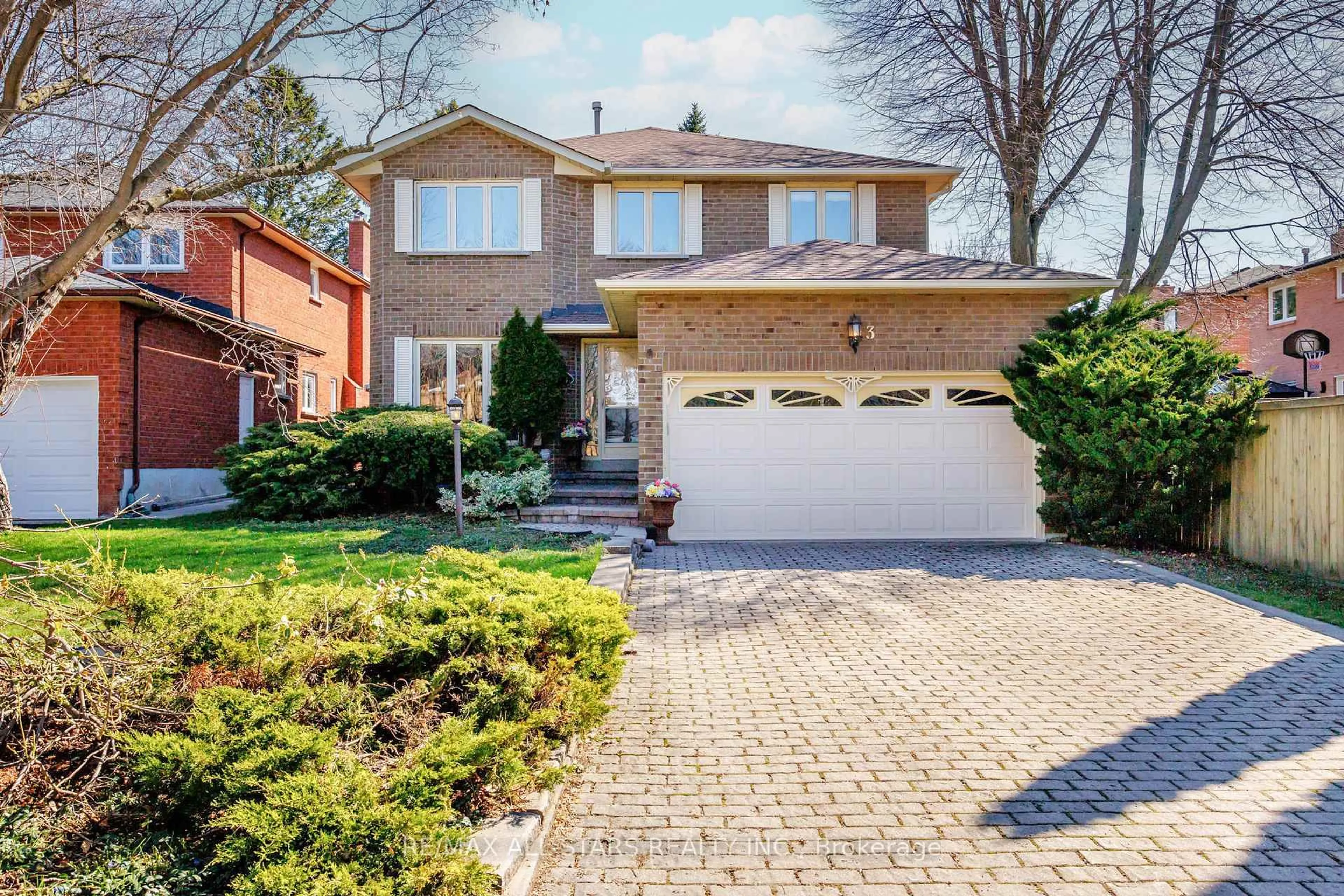 Home with brick exterior material, street for 3 Bryant Rd, Markham Ontario L3P 5Y3