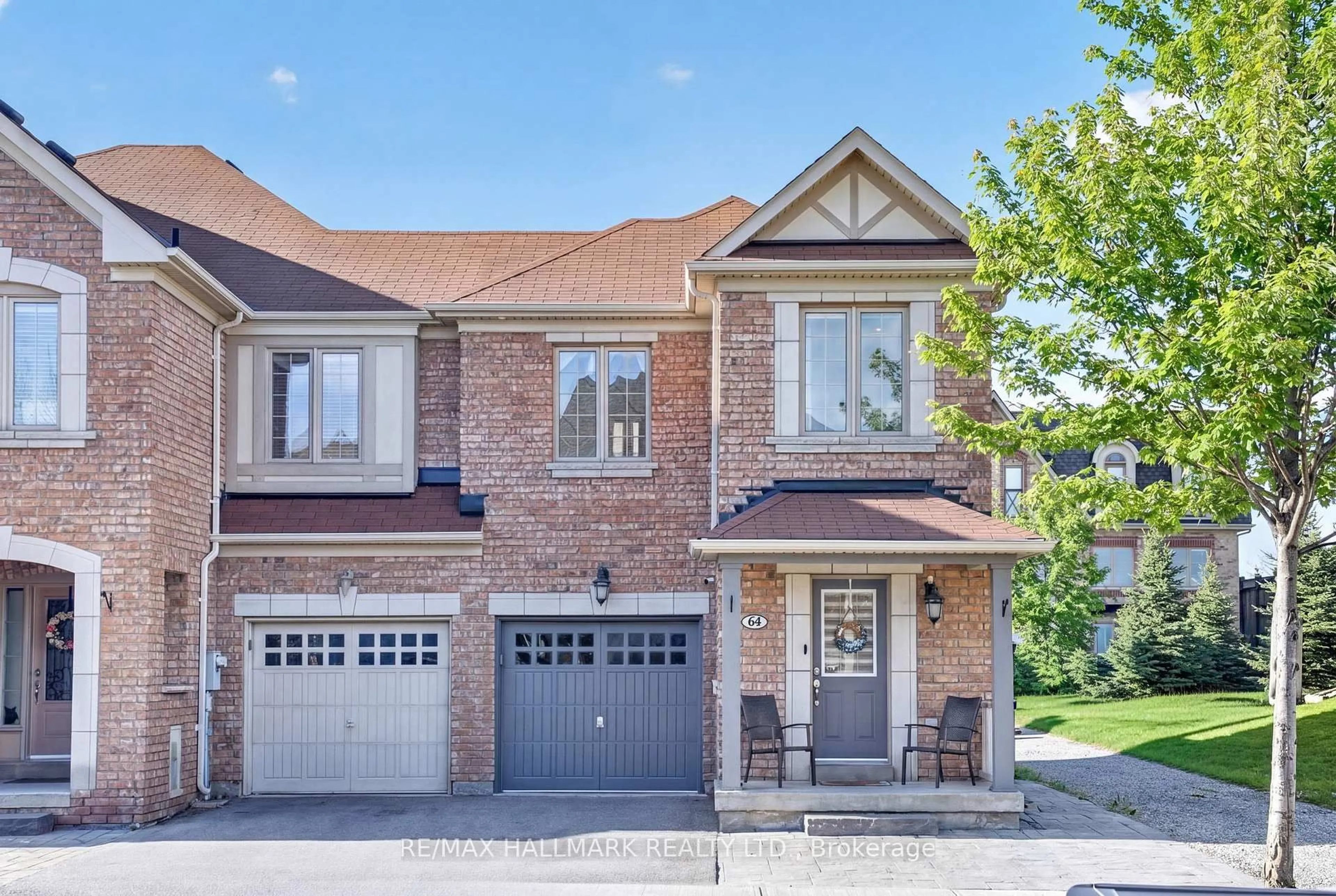 Home with brick exterior material, street for 64 Coranto Way, Vaughan Ontario L4H 3L9