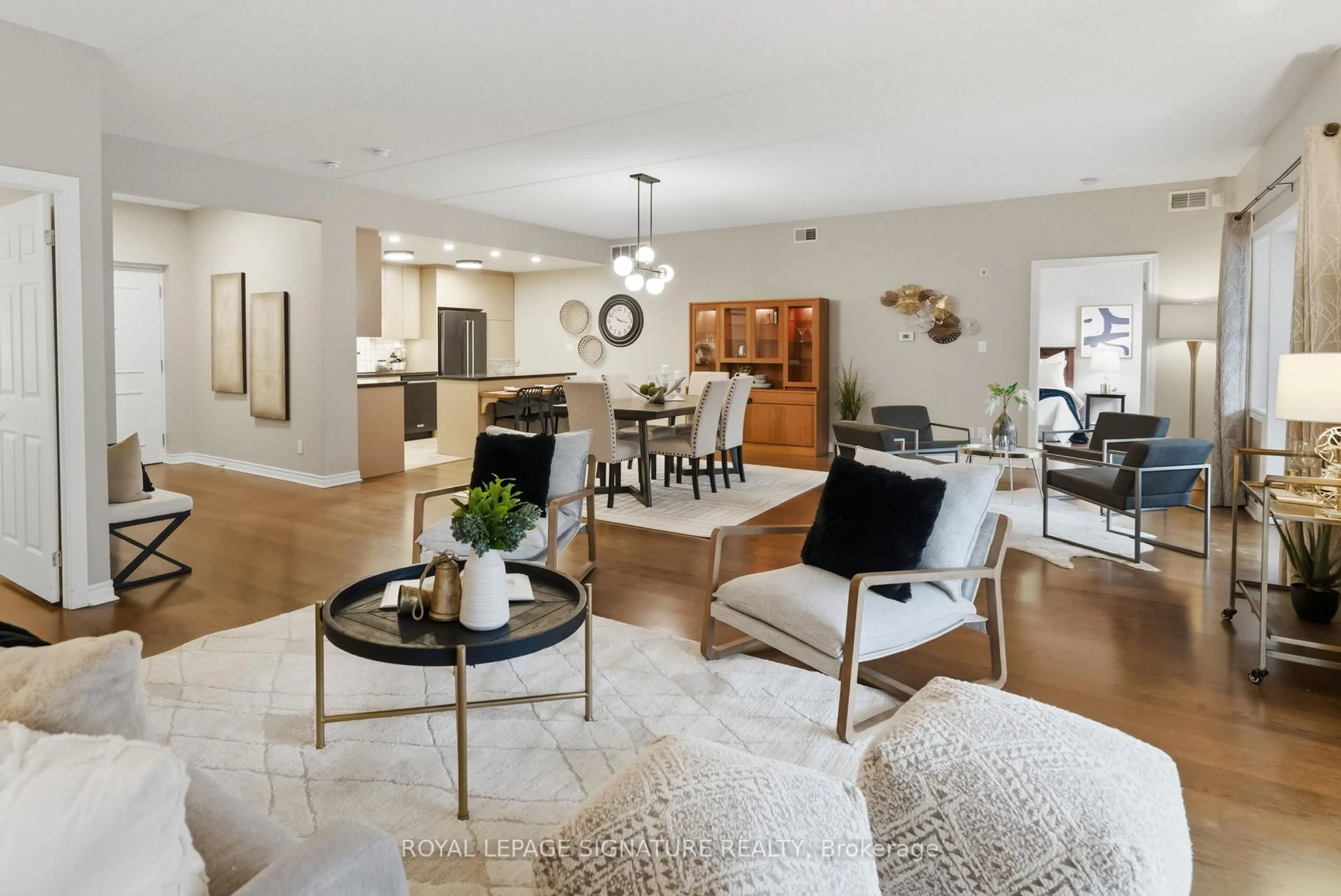 Living room with furniture, unknown for 220 Main St #106, Uxbridge Ontario L9P 0B6