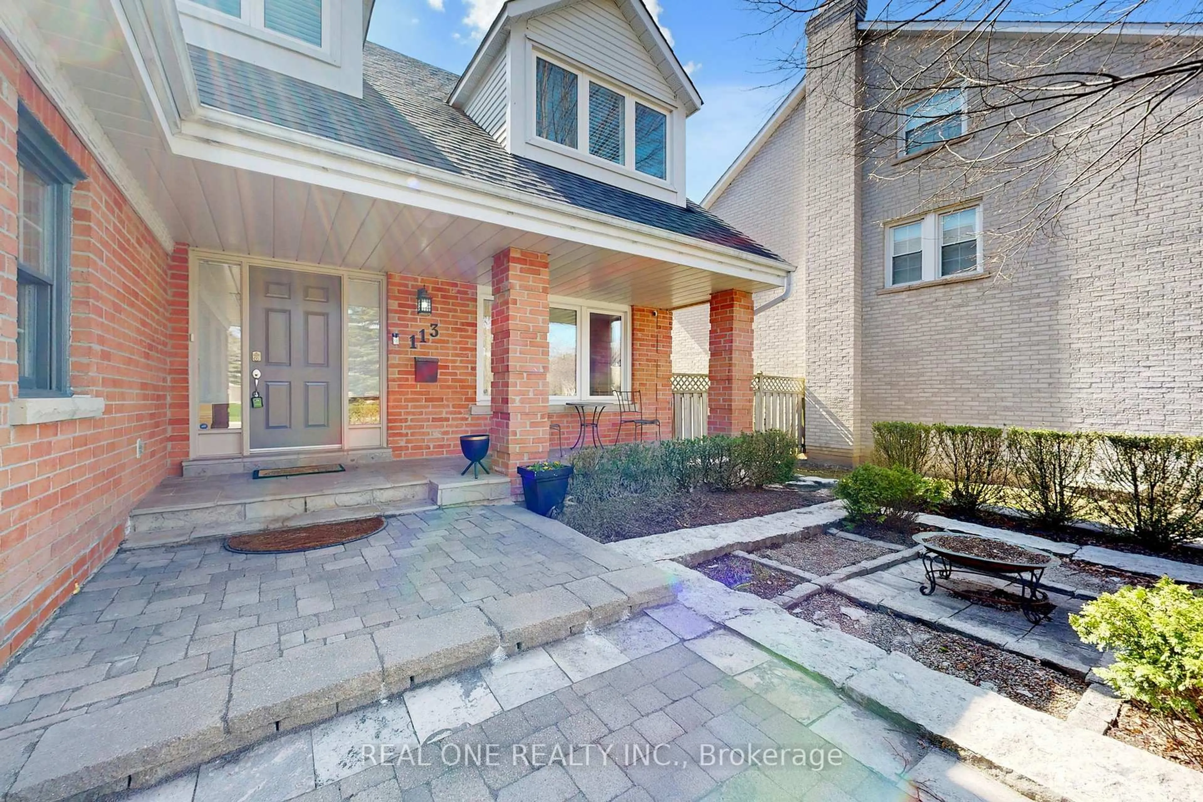 Home with brick exterior material, street for 113 Longwater Chse, Markham Ontario L3R 4A9
