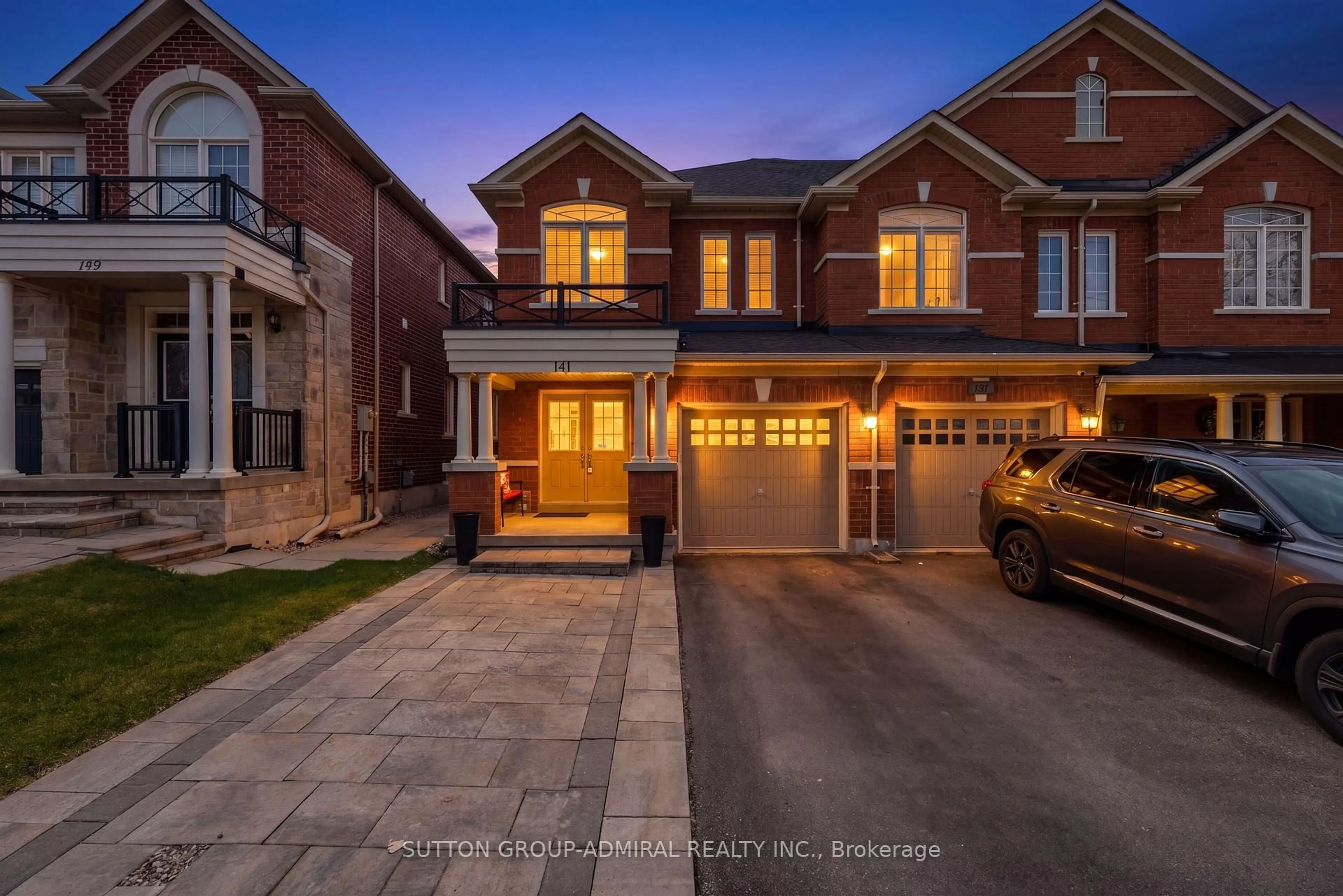 Home with brick exterior material, street for 141 Lauderdale Dr, Vaughan Ontario L6A 0S5