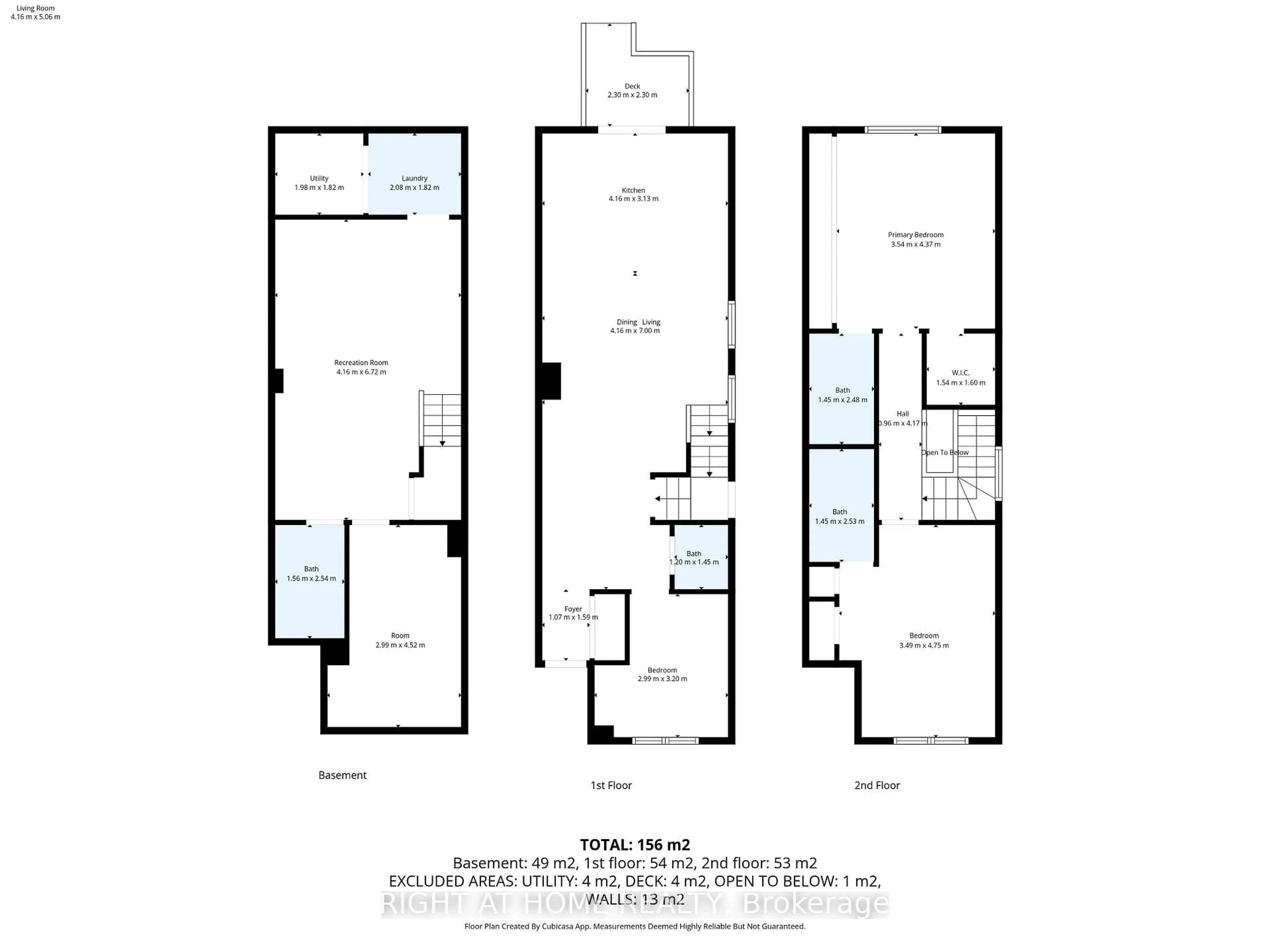 Floor plan for 71 Avenue Rd, Richmond Hill Ontario L4C 9N6