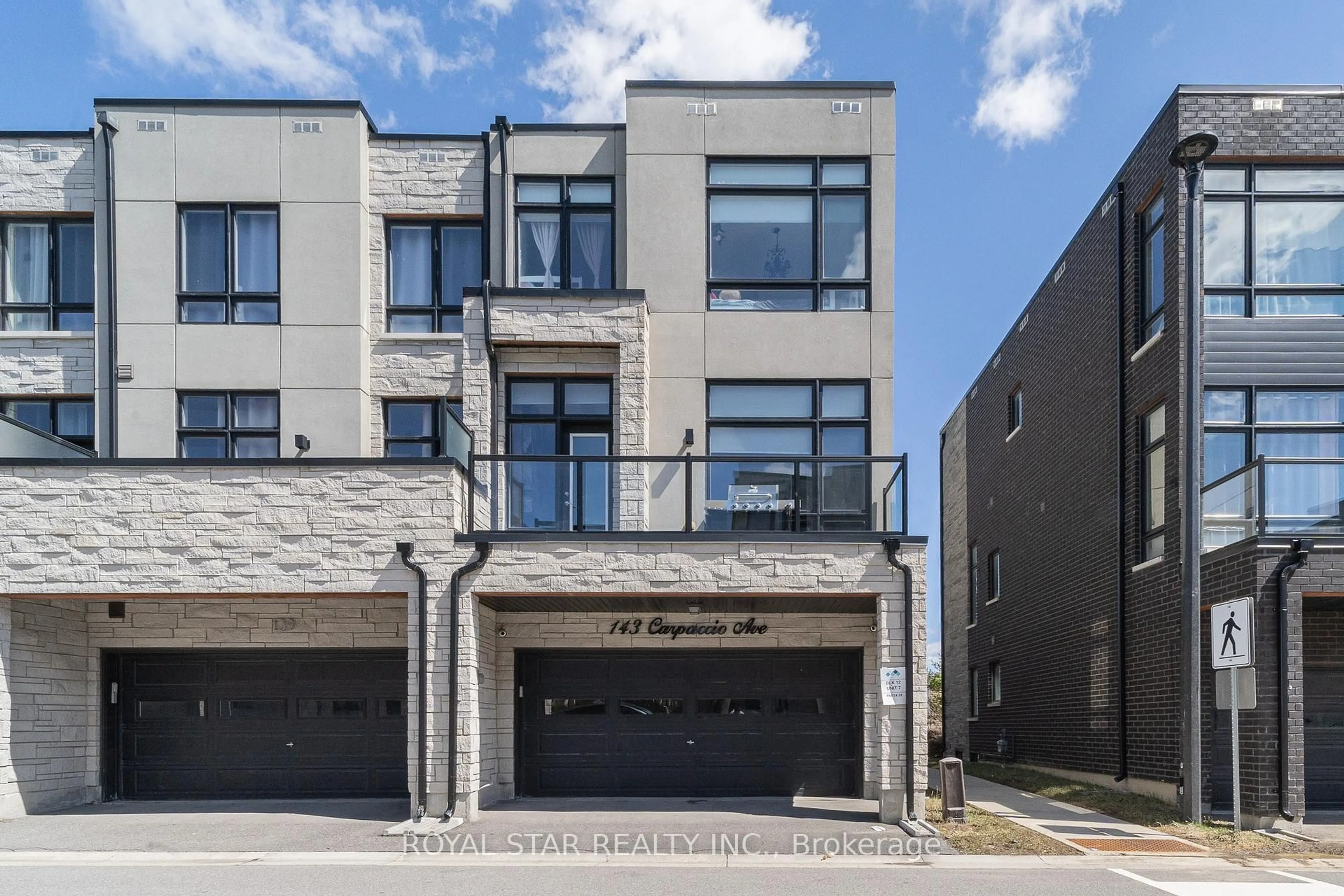 Home with brick exterior material, street for 143 Carpaccio Ave, Vaughan Ontario L4H 4R6