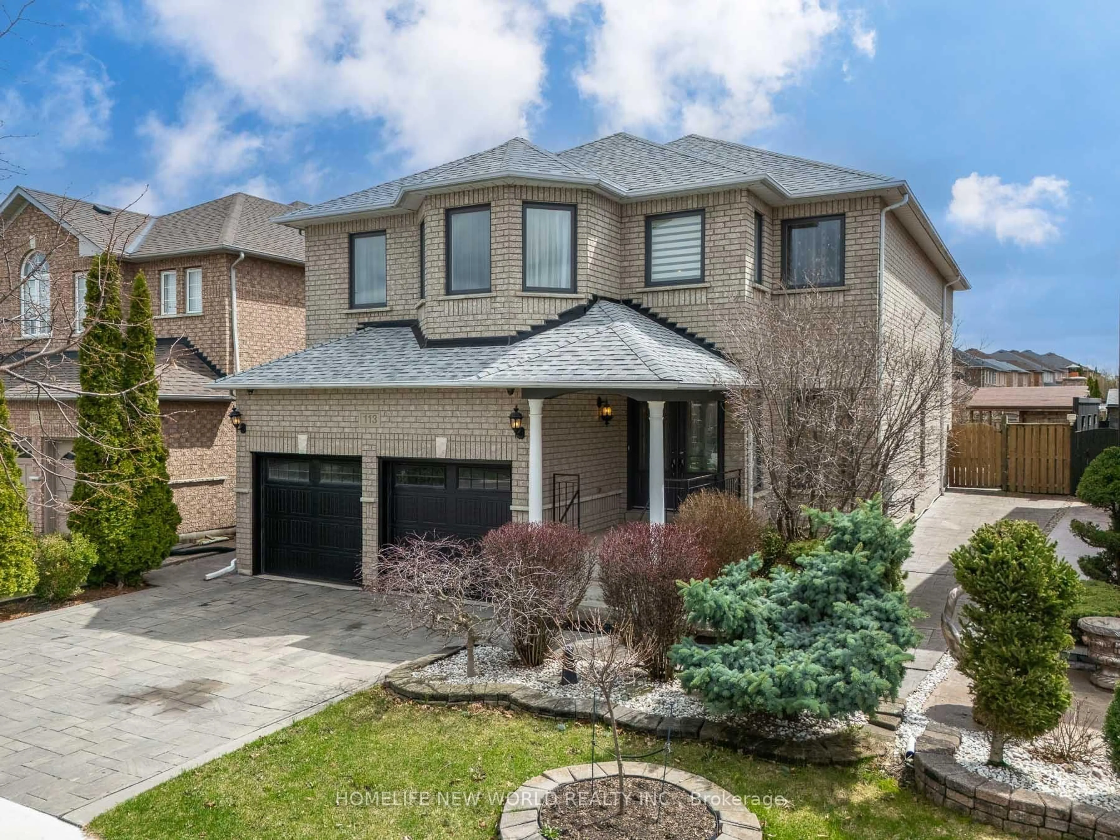 Home with brick exterior material, street for 113 Sonoma Blvd, Vaughan Ontario L4H 1N8