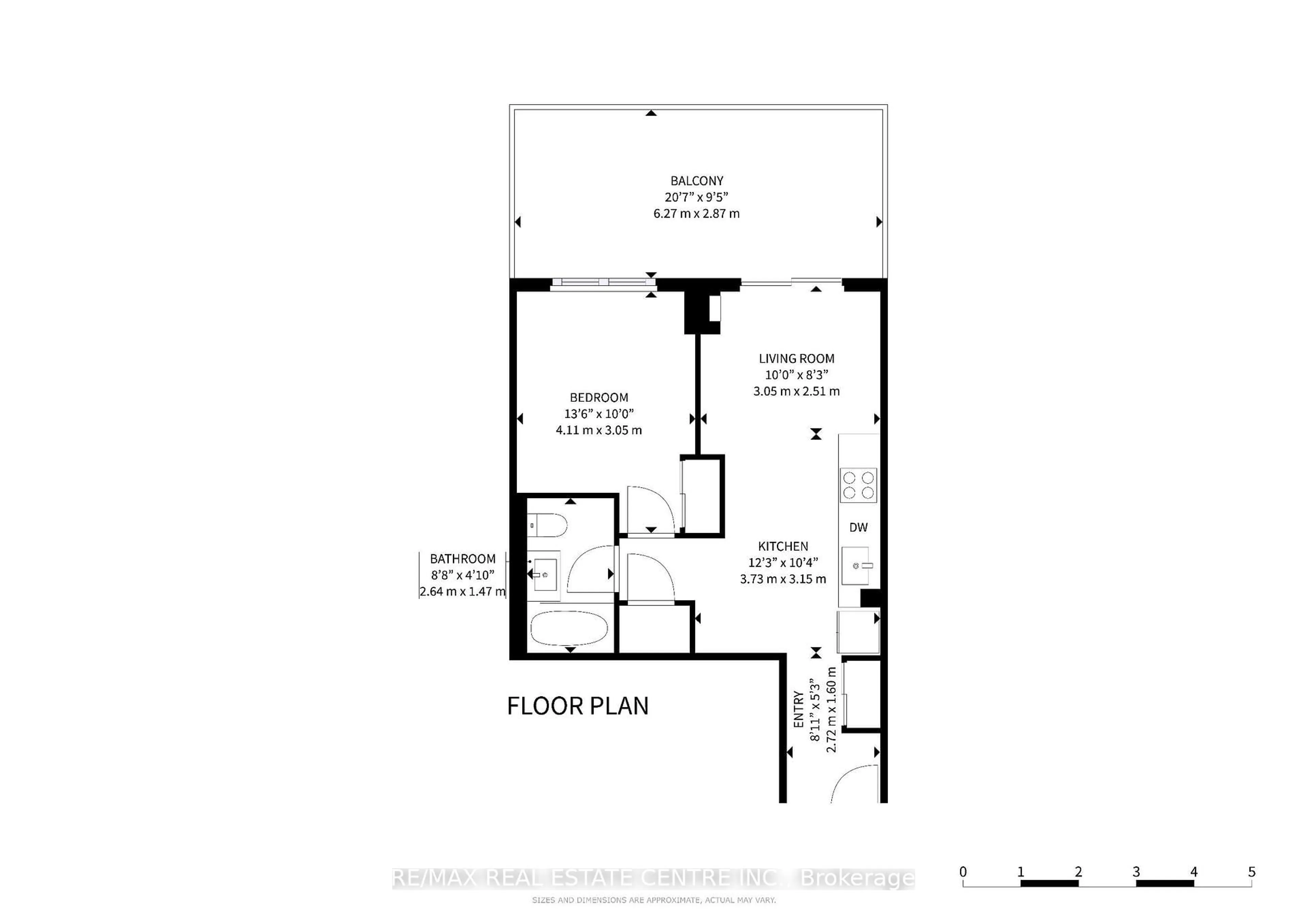 Floor plan for 7900 Bathurst St #228, Vaughan Ontario L4J 0J9