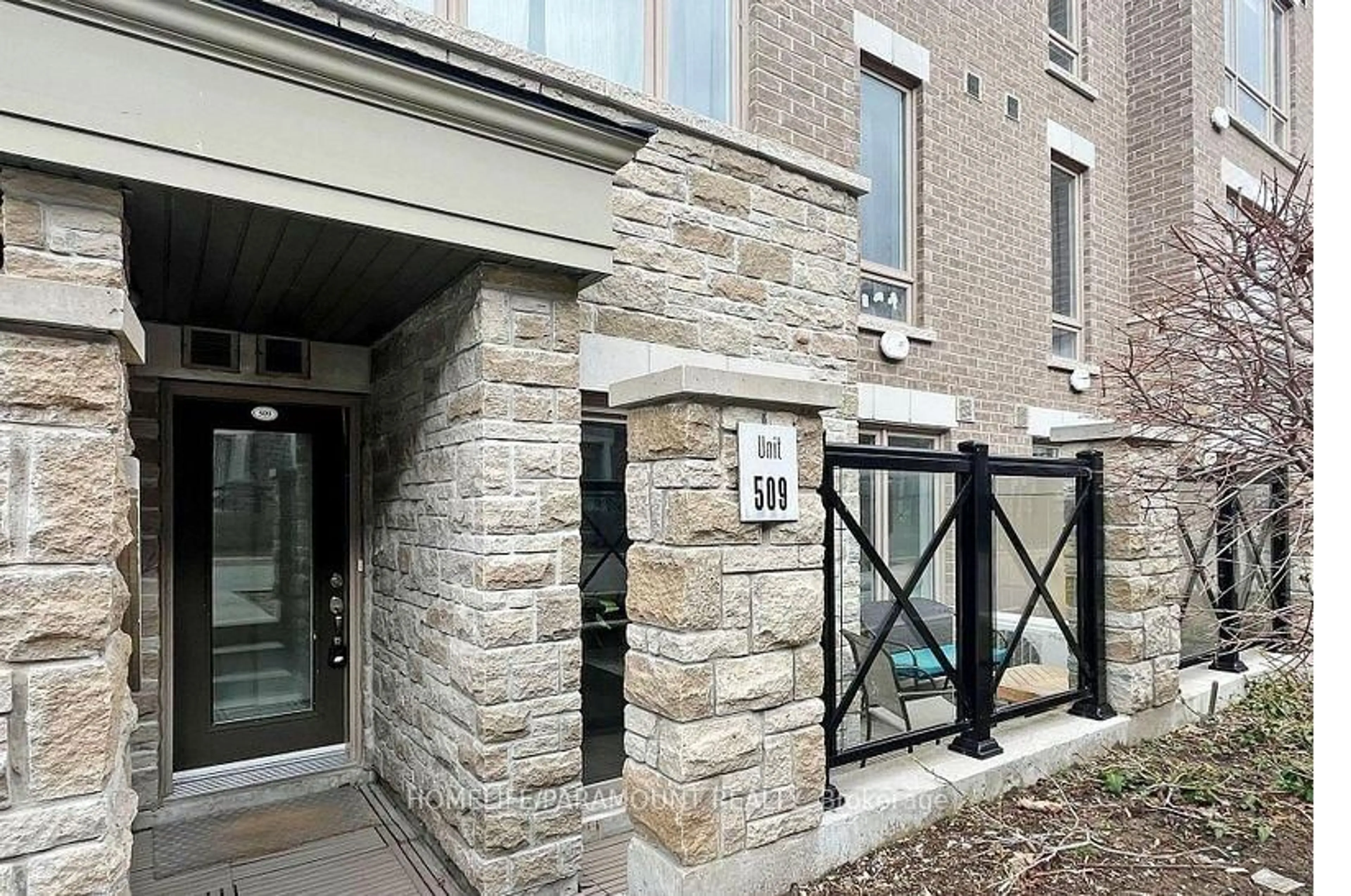 Home with brick exterior material, street for 30 Dunsheath Way #509, Markham Ontario L6B 1N3