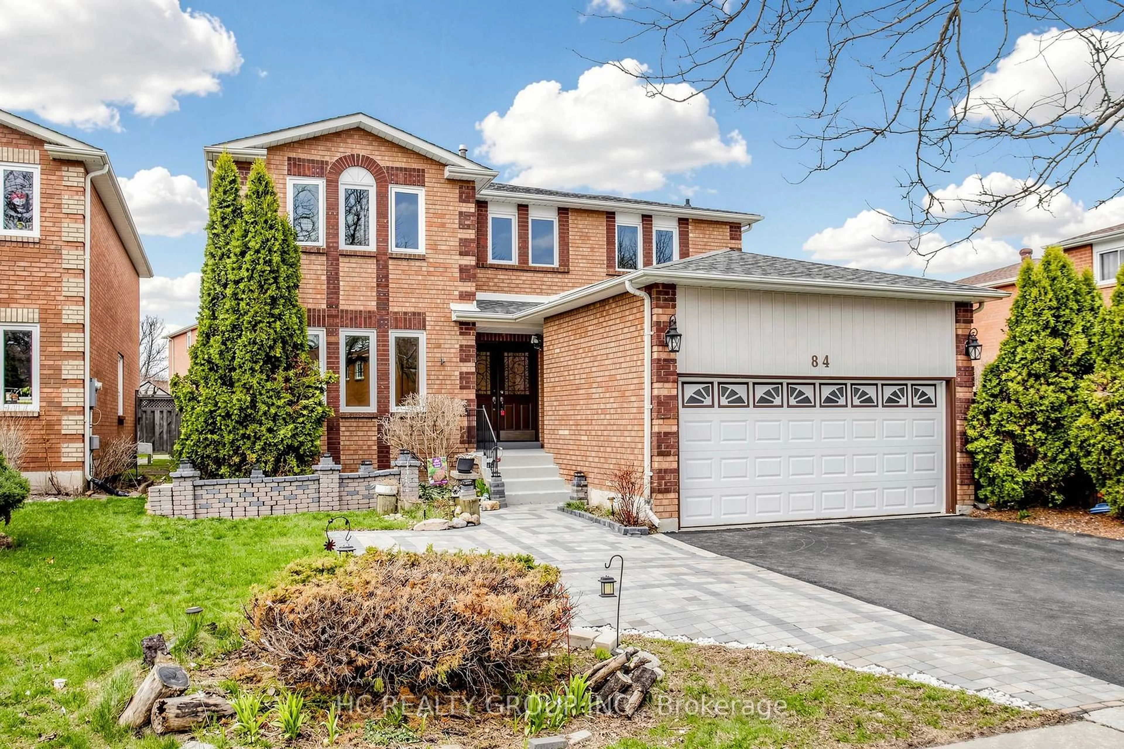 Home with brick exterior material, street for 84 Viewmark Dr, Richmond Hill Ontario L4S 1E3