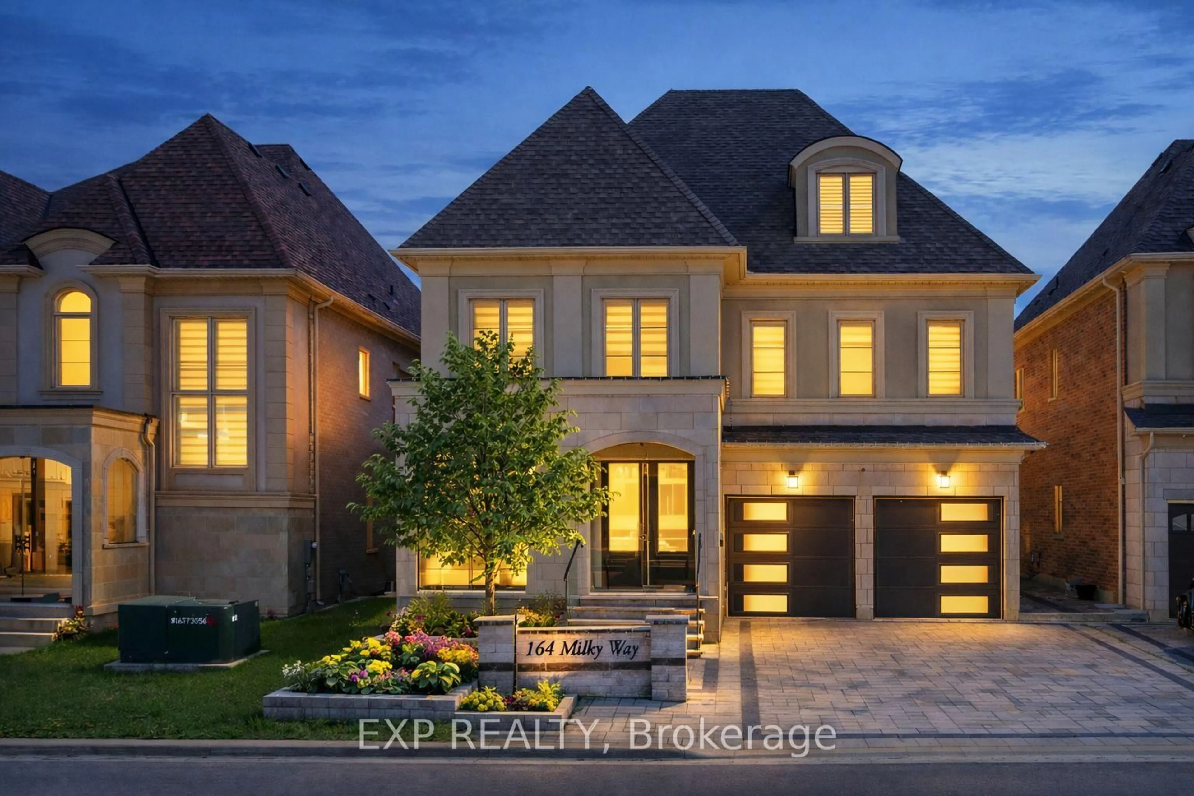 Home with brick exterior material, street for 164 Milky Way Dr, Richmond Hill Ontario L4C 4Y3