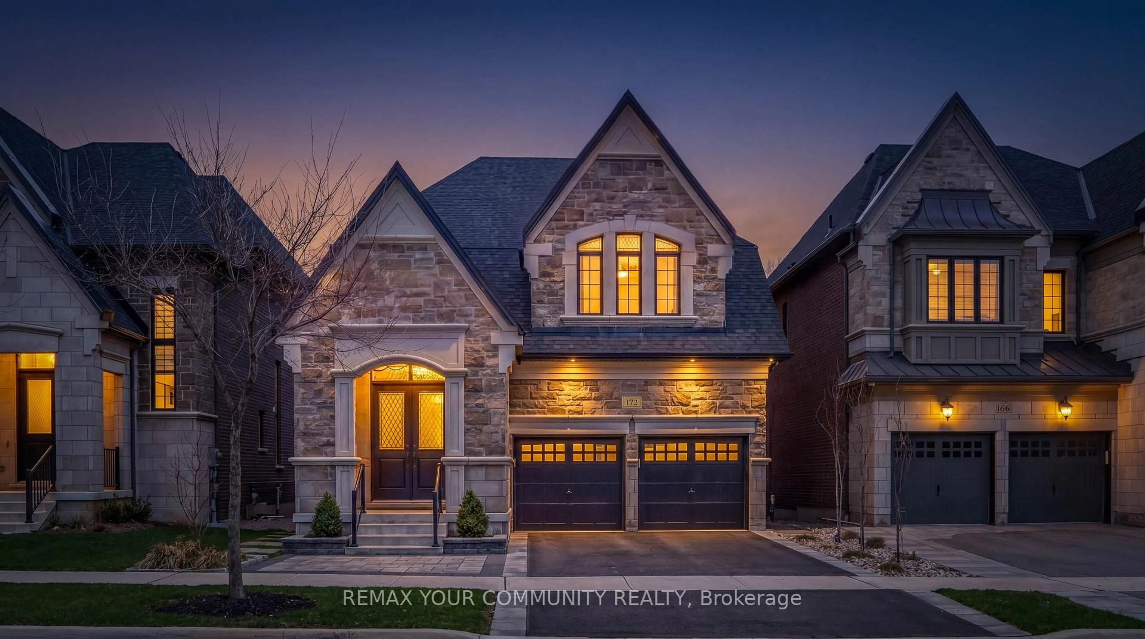 Home with brick exterior material, street for 172 Purple Creek Rd, Vaughan Ontario L4H 5C6