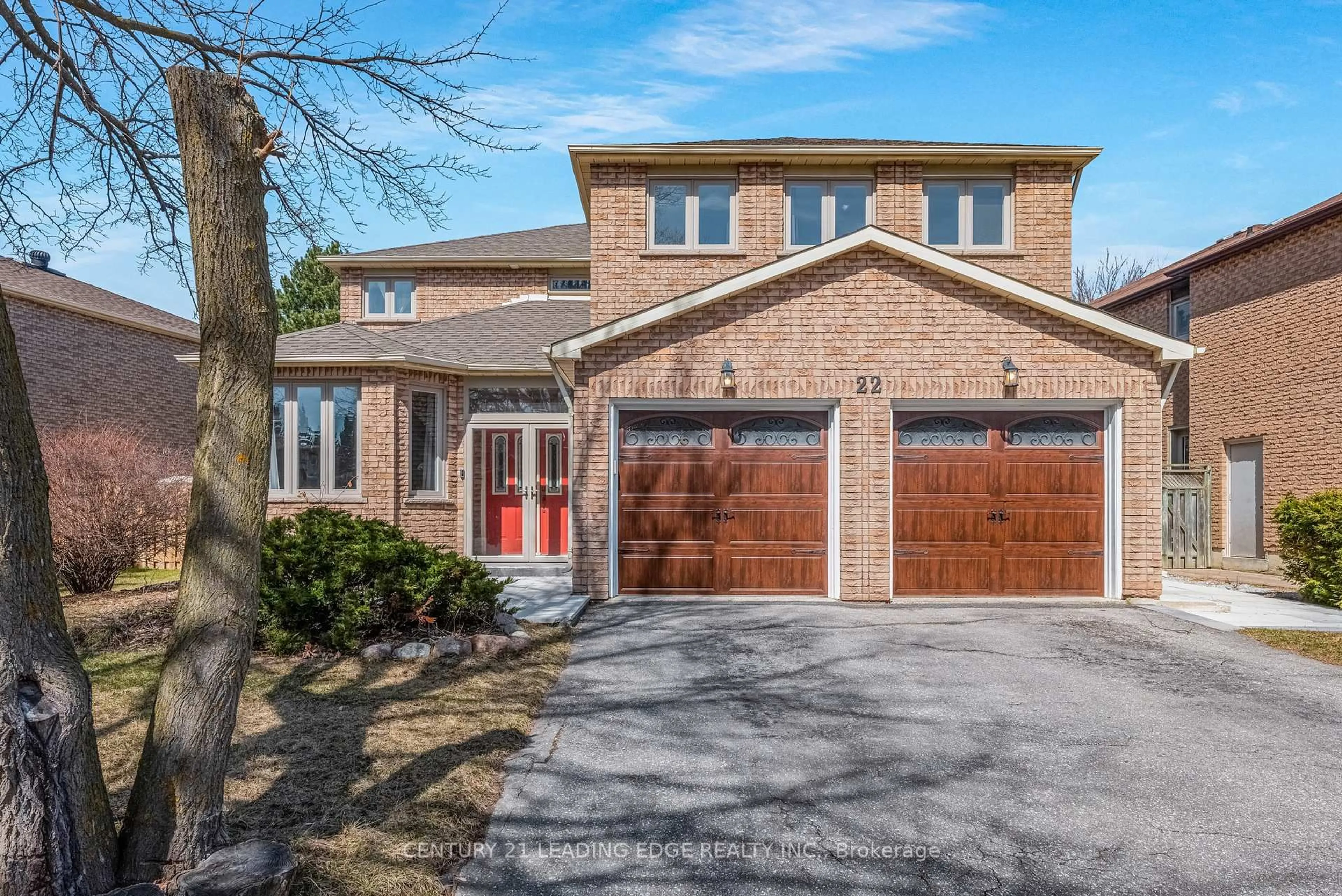 Home with brick exterior material, street for 22 Havagal Cres, Markham Ontario L3P 7E9