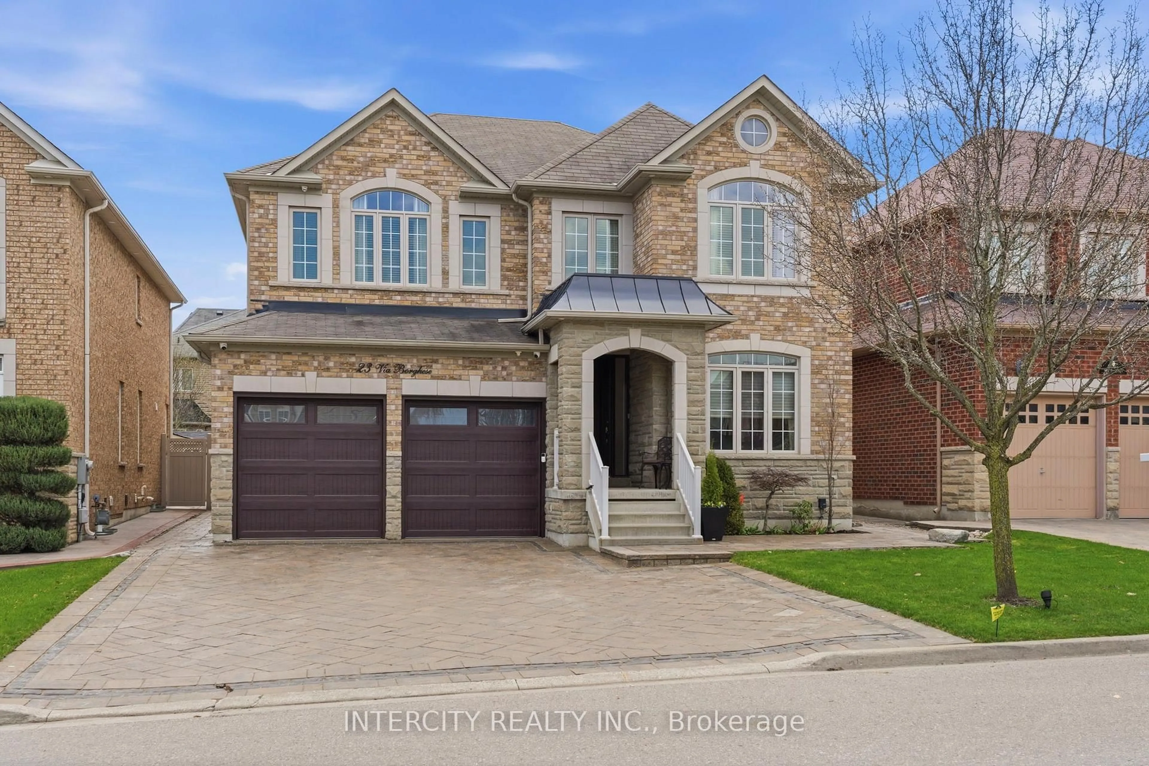 Home with brick exterior material, street for 23 Via Borghese St, Vaughan Ontario L4H 0Y6