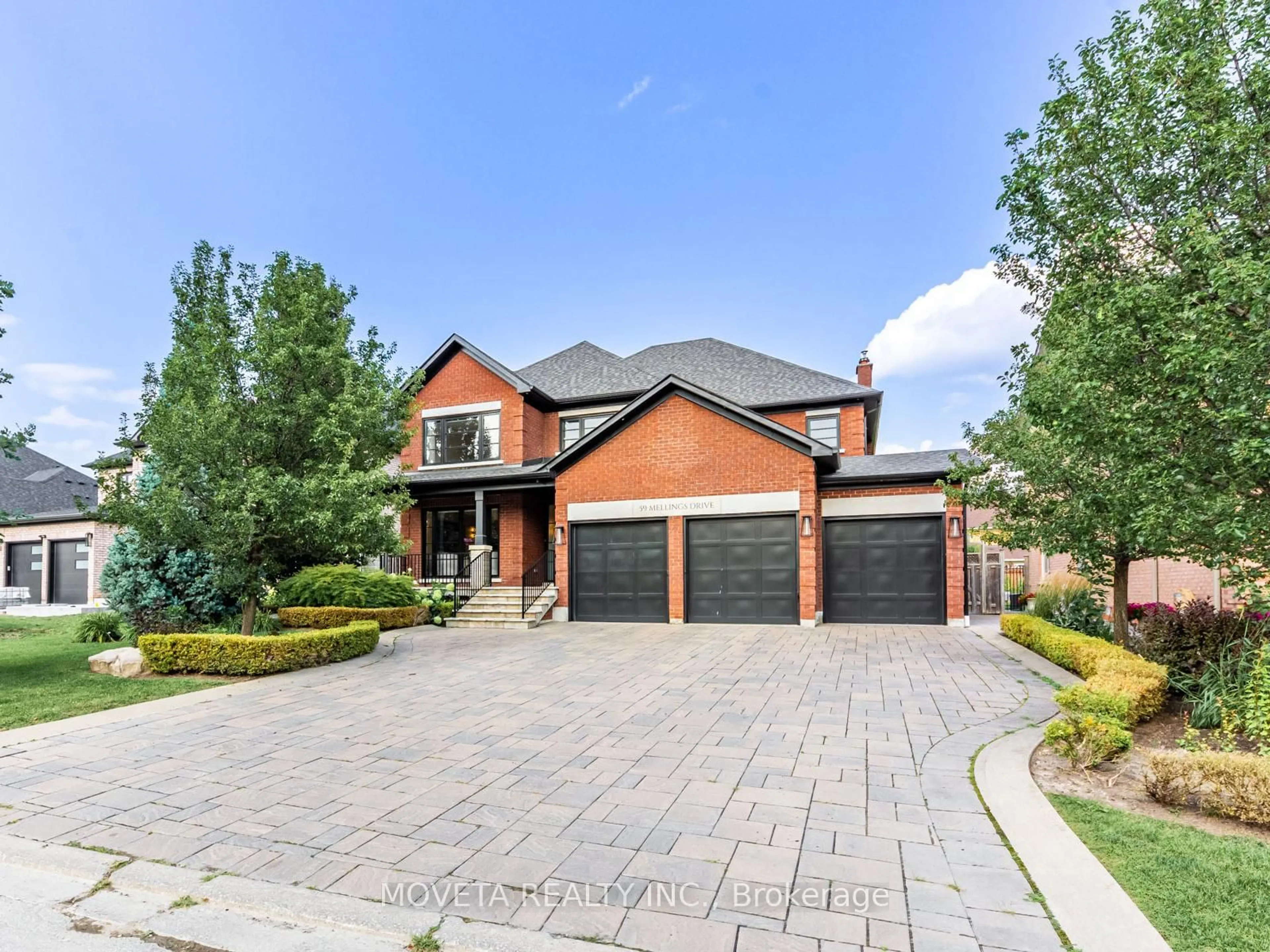 Home with brick exterior material, street for 59 Mellings Dr, Vaughan Ontario L4L 8J2