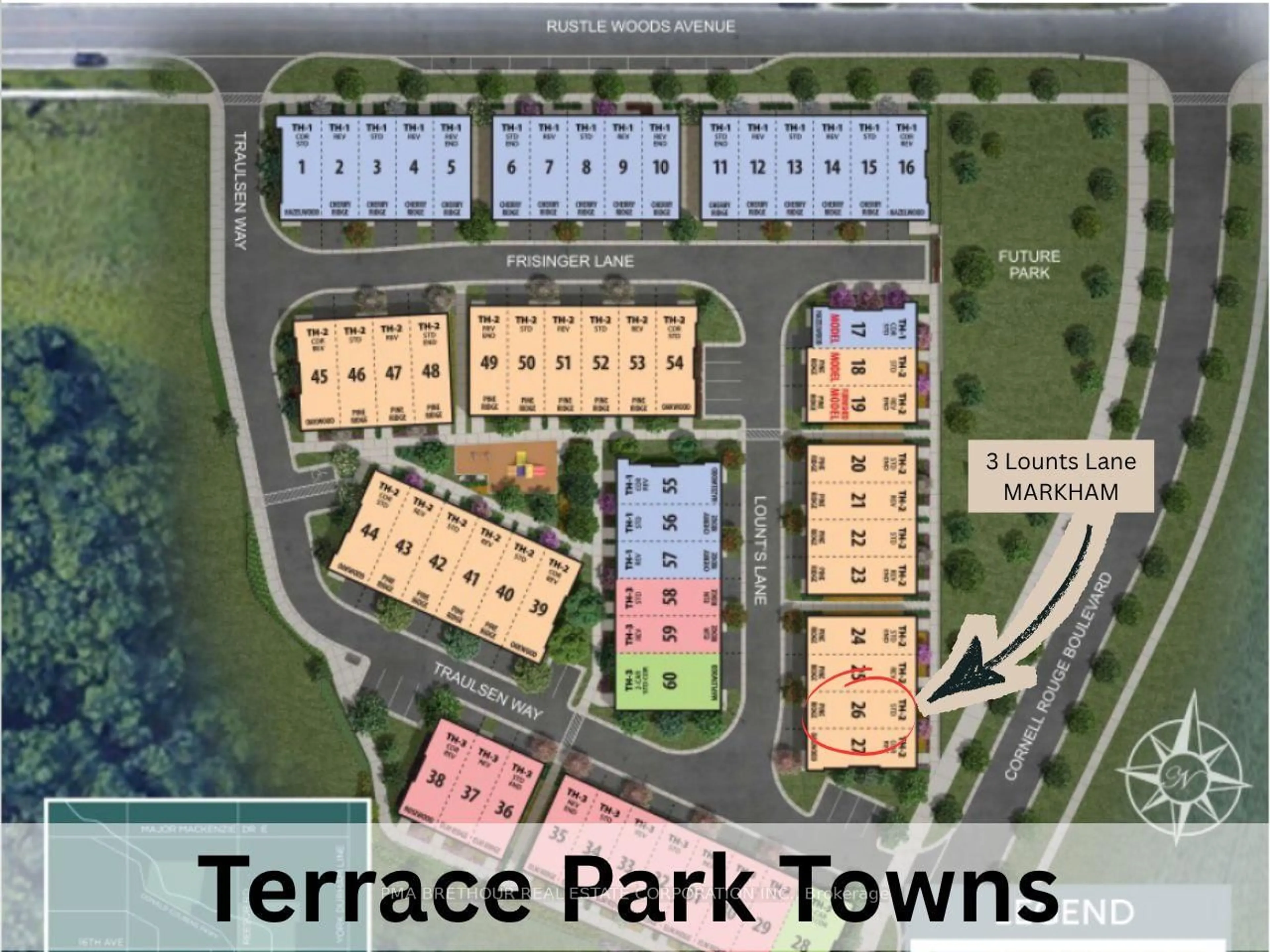 Floor plan for 3 Lounts Lane, Markham Ontario L6B 1R9