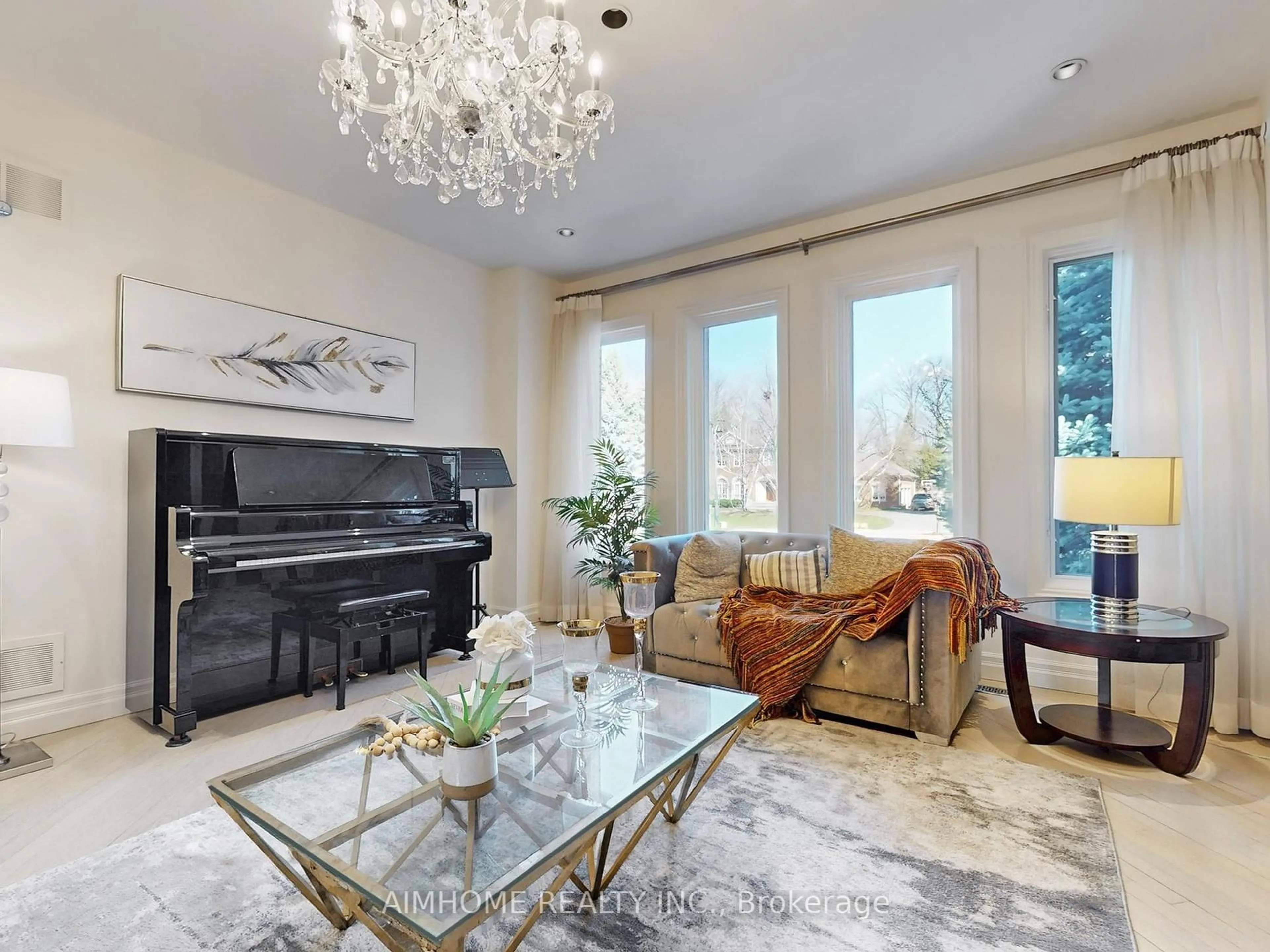 Living room with furniture, unknown for 145 Renaissance Crt, Vaughan Ontario L4J 7W4