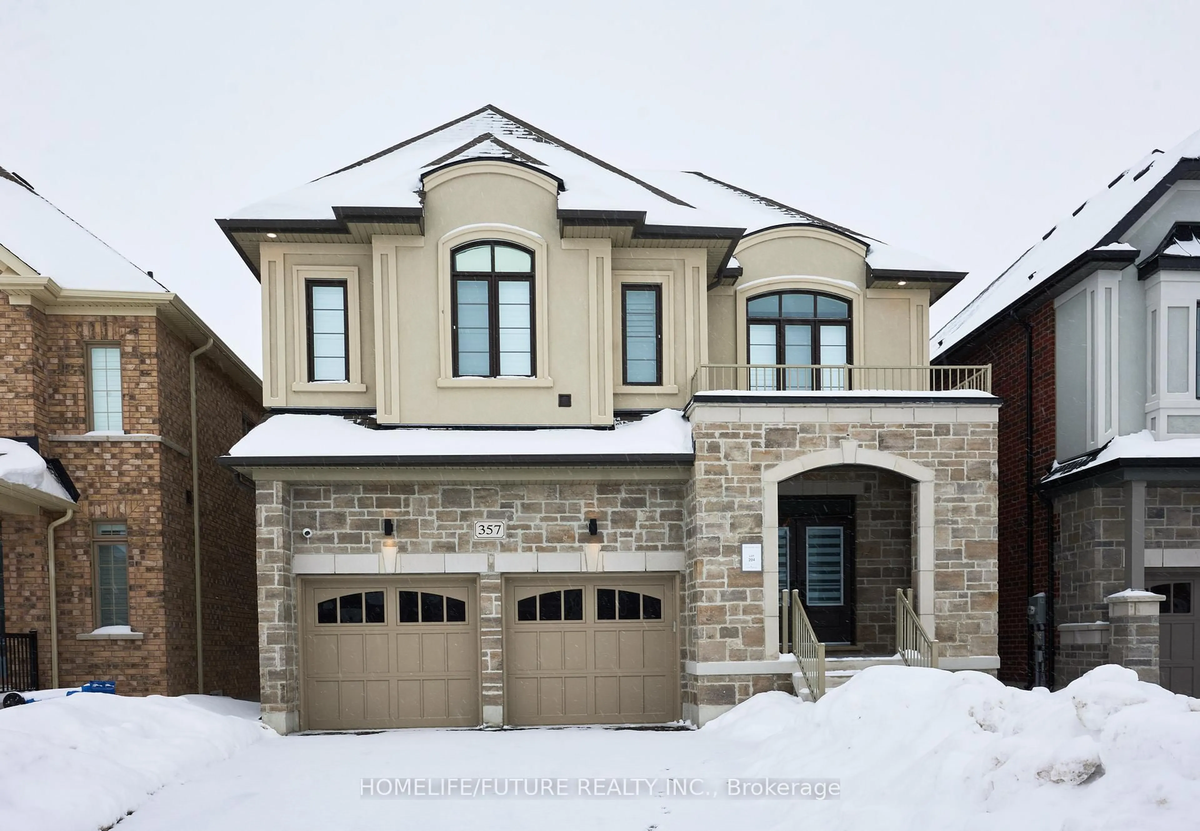 Home with brick exterior material, street for 357 Danny Wheeler Blvd, Georgina Ontario L4P 0K2