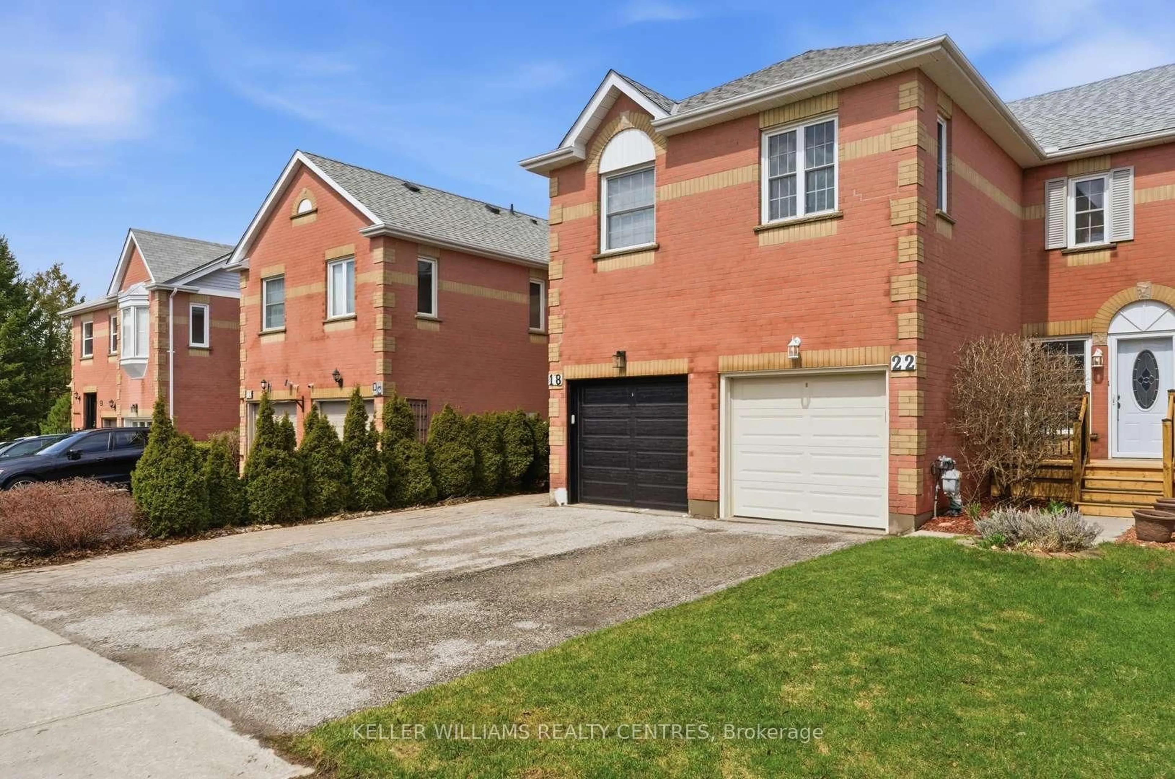 Home with brick exterior material, street for 22 Ross Linton Dr, Aurora Ontario L4G 6T3