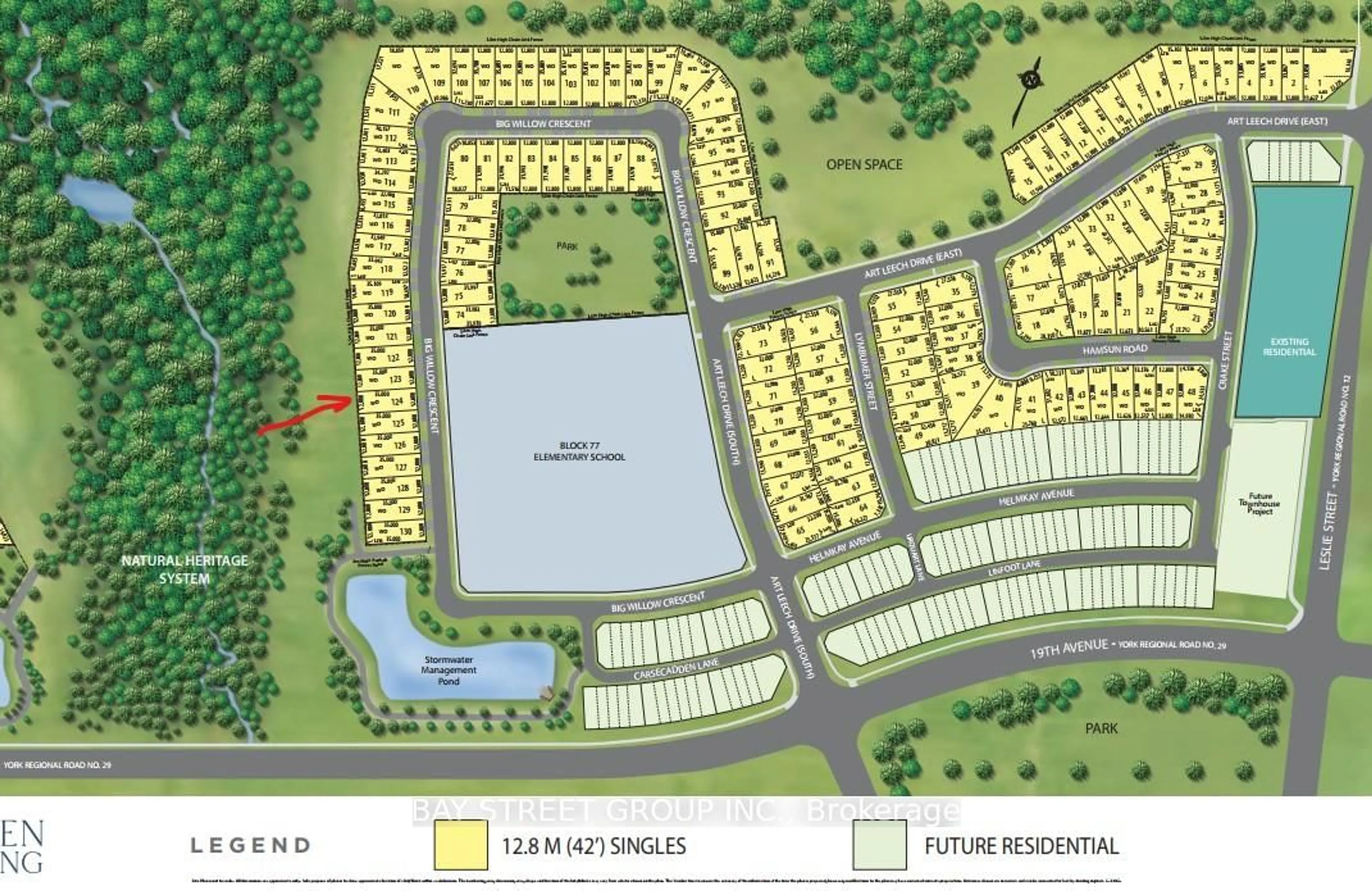 Picture of a map for 42 Big Willow Cres, Richmond Hill Ontario L4E 3R4