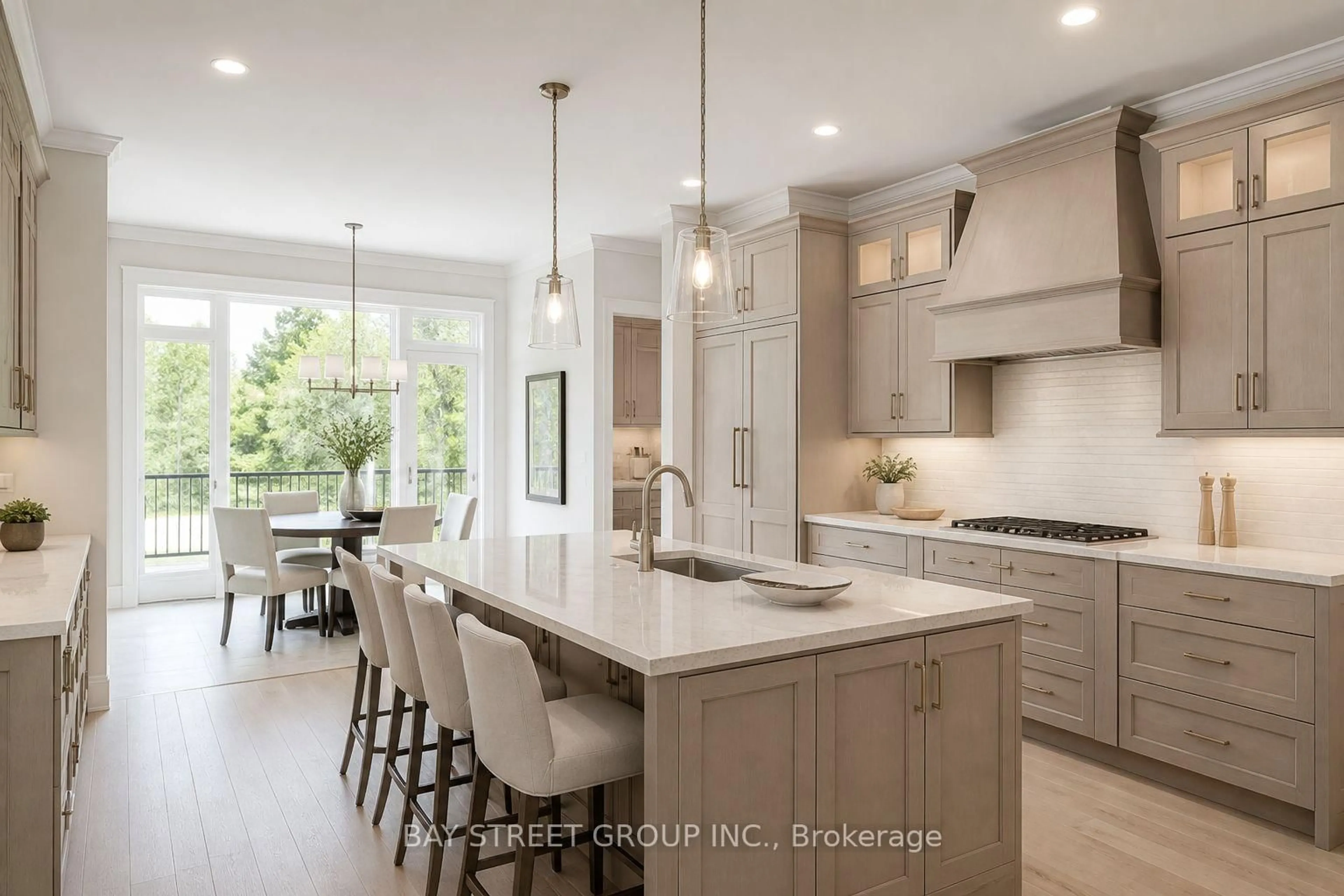 Open concept kitchen, ceramic/tile floor for 42 Big Willow Cres, Richmond Hill Ontario L4E 3R4